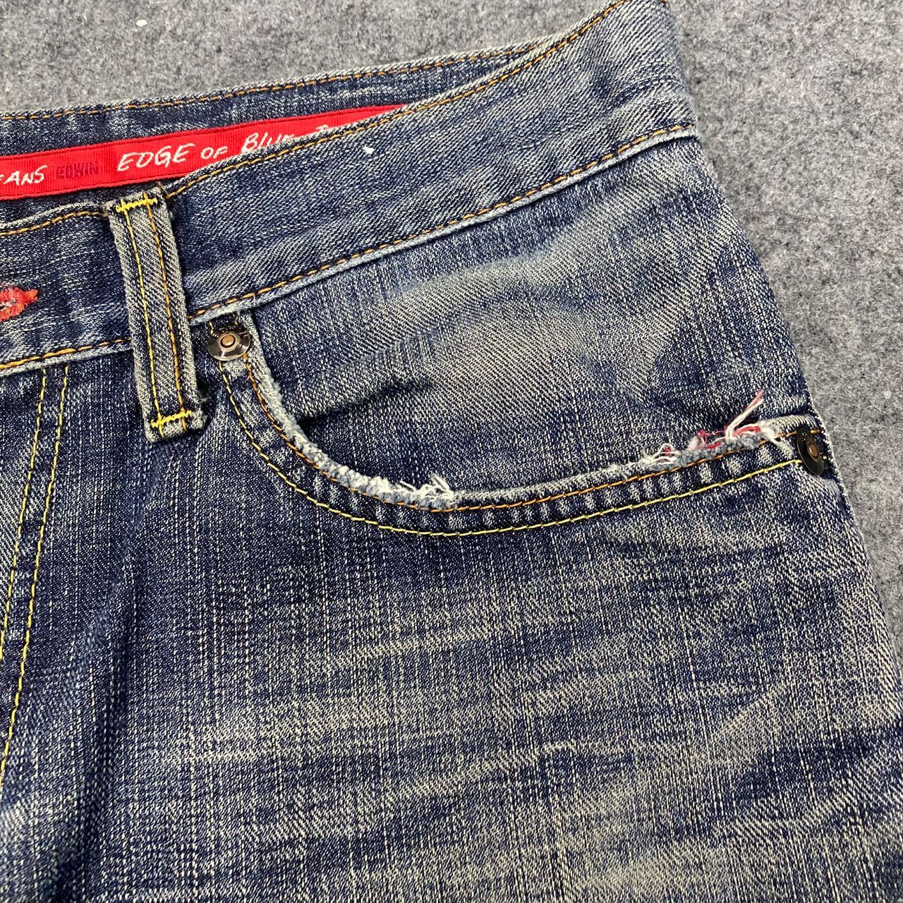 Edwin 💥Best Offer💥Vintage Edwin 512 Distressed Denim Size US 34 / EU 50 - 10 Thumbnail