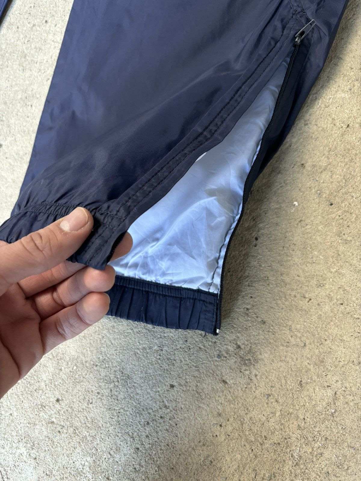 Nike × Vintage Nike Vintage y2k Trackpants Mini swoosh ⭐️RARE⭐️ blue M Size US 32 / EU 48 - 6 Thumbnail