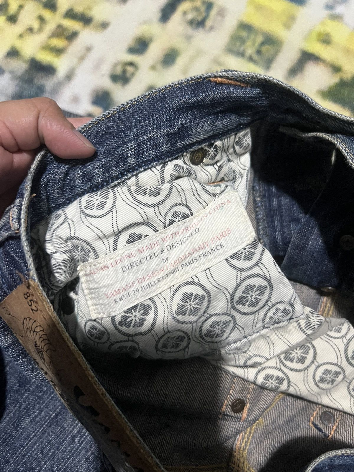 Distressed Evisu Yamane Denim 30 Size