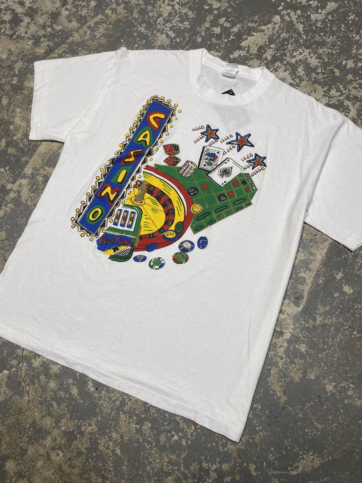 Japanese Brand × Vintage Vintage Las Vegas Casino 90s New Old Stock Tshirt Size US L / EU 52-54 / 3 - 2 Thumbnail