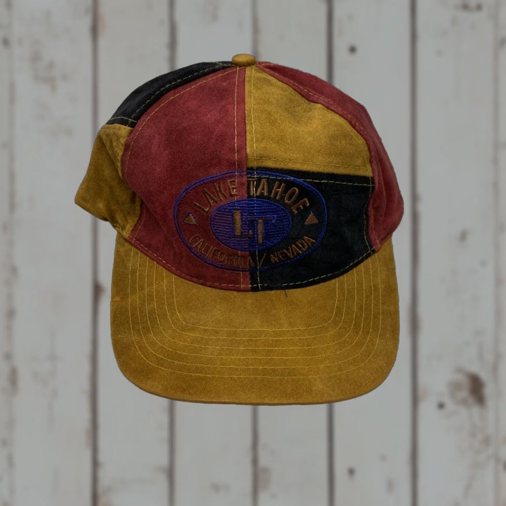 Vintage VINTAGE Lake Tahoe Embroidered Rayon Snapback Hat Cap Size ONE SIZE - 1 Thumbnail