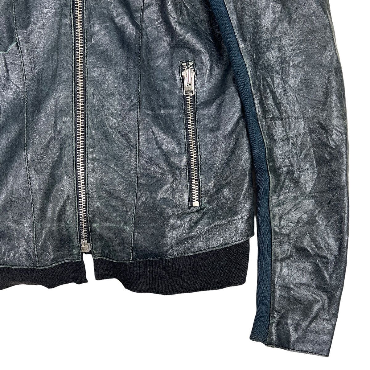 Designer 🔥 TONY COHEN LEATHER MOTO RIDER JACKET Size S / US 4 / IT 40 - 5 Thumbnail