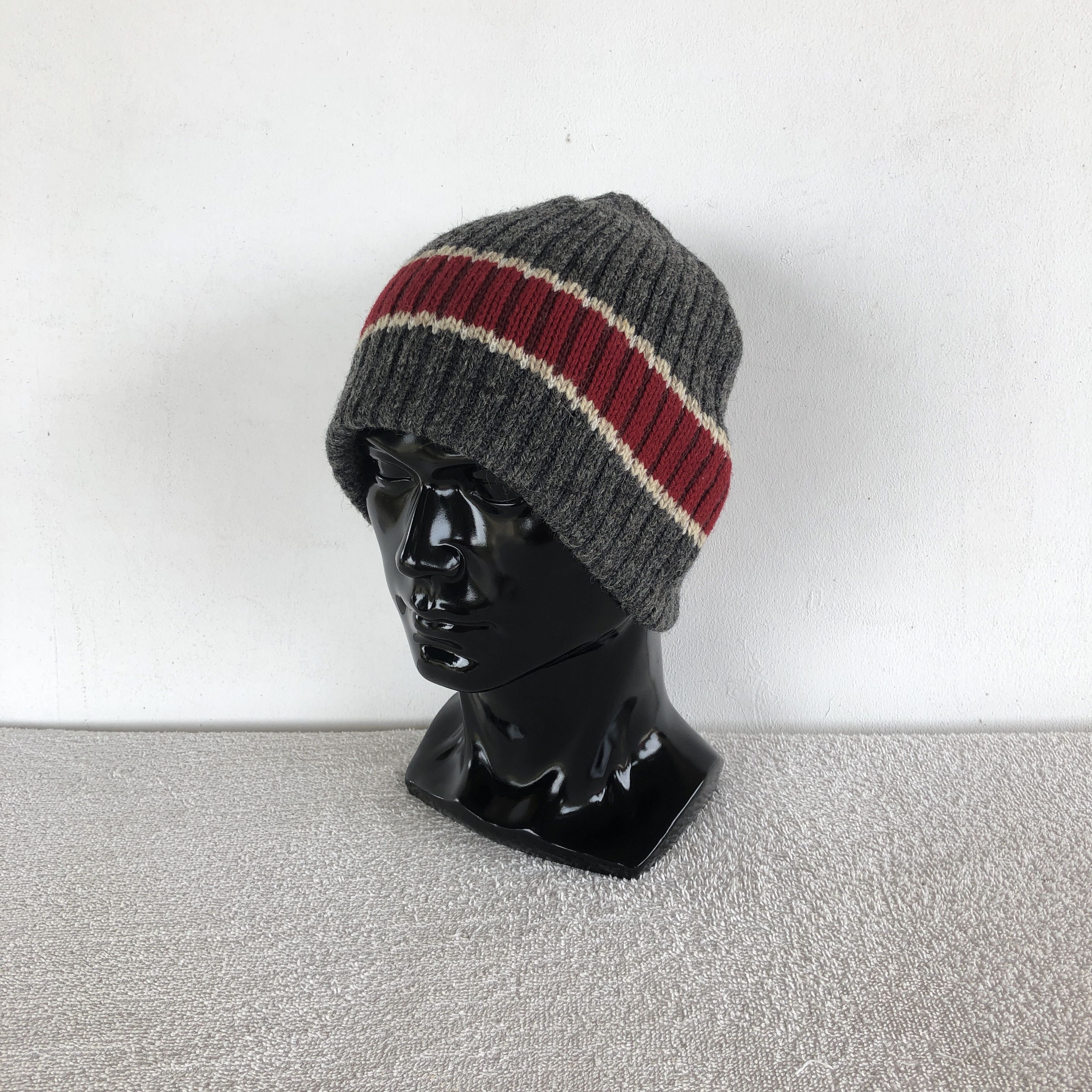 Japanese Brand × Vintage Vintage 90s Unknown Striped Beanie