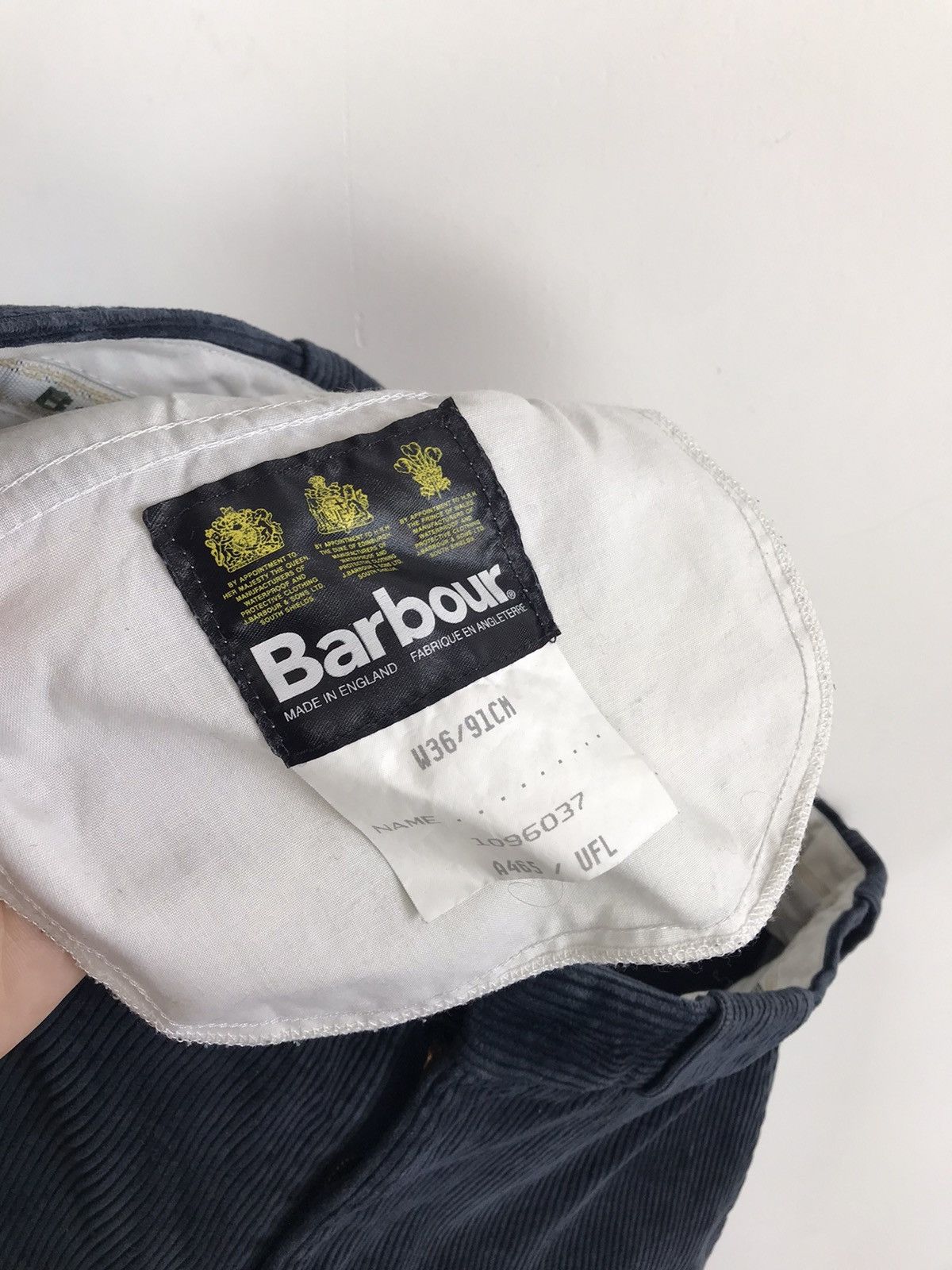 Barbour × Vintage Vintage Barbour Made In England Corduroy Pants Size US 36 / EU 52 - 4 Thumbnail