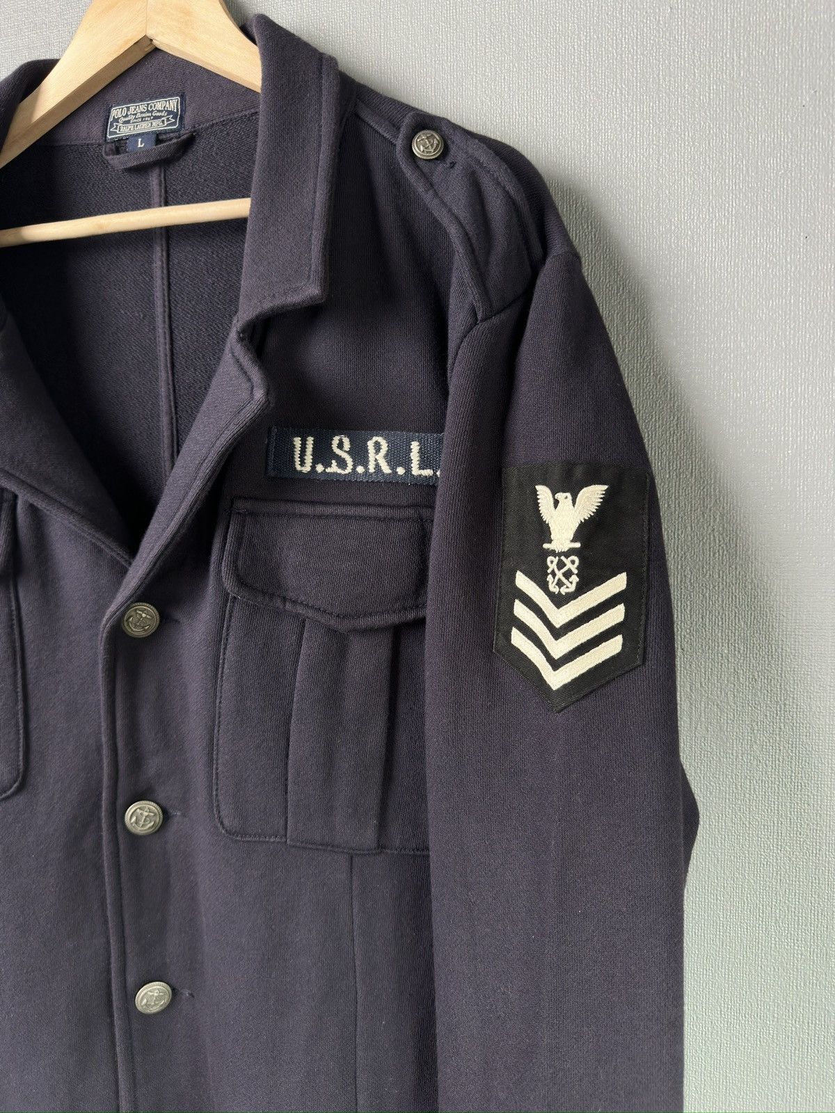 Polo Ralph Lauren Vintage POLO JEANS RALPH LAUREN USRL Military Jacket Size US L / EU 52-54 / 3 - 4 Thumbnail