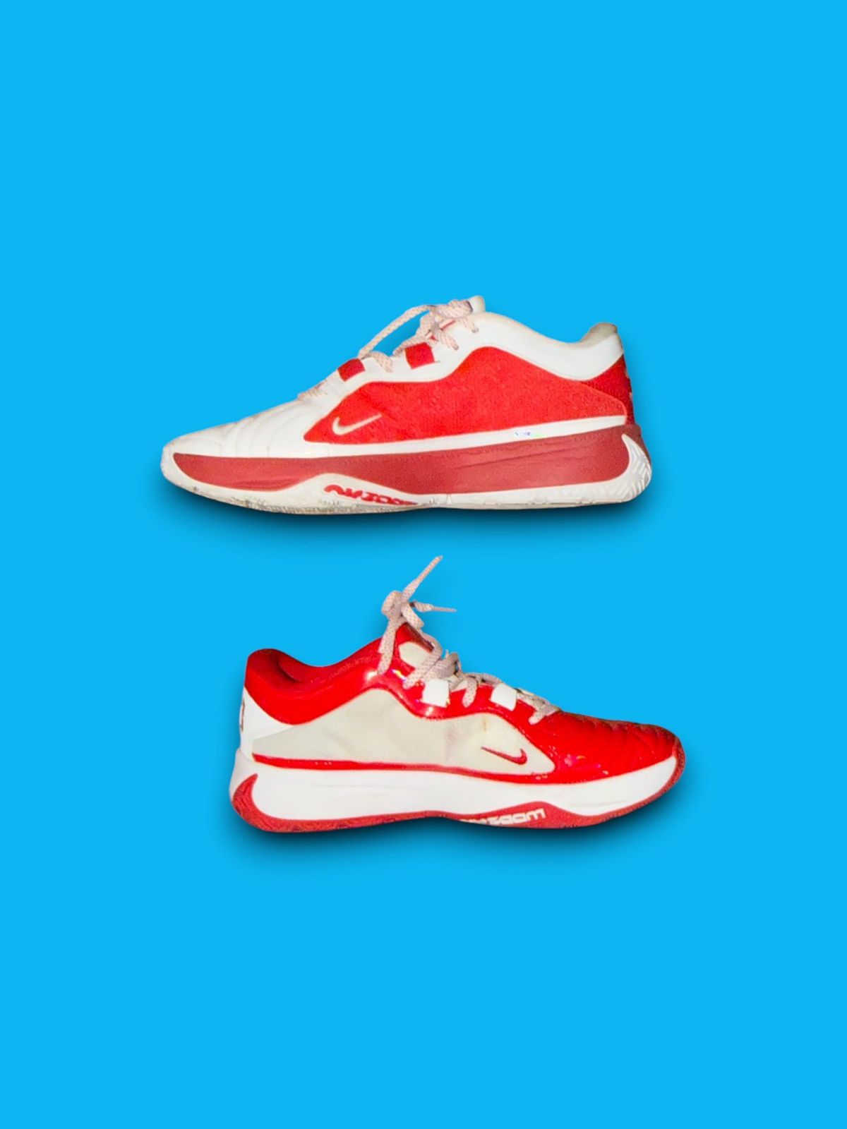 Nike Nike Zoom Freak 5 EP White red Low top shoes mens size 8 Size US 8 / EU 41 - 2 Thumbnail