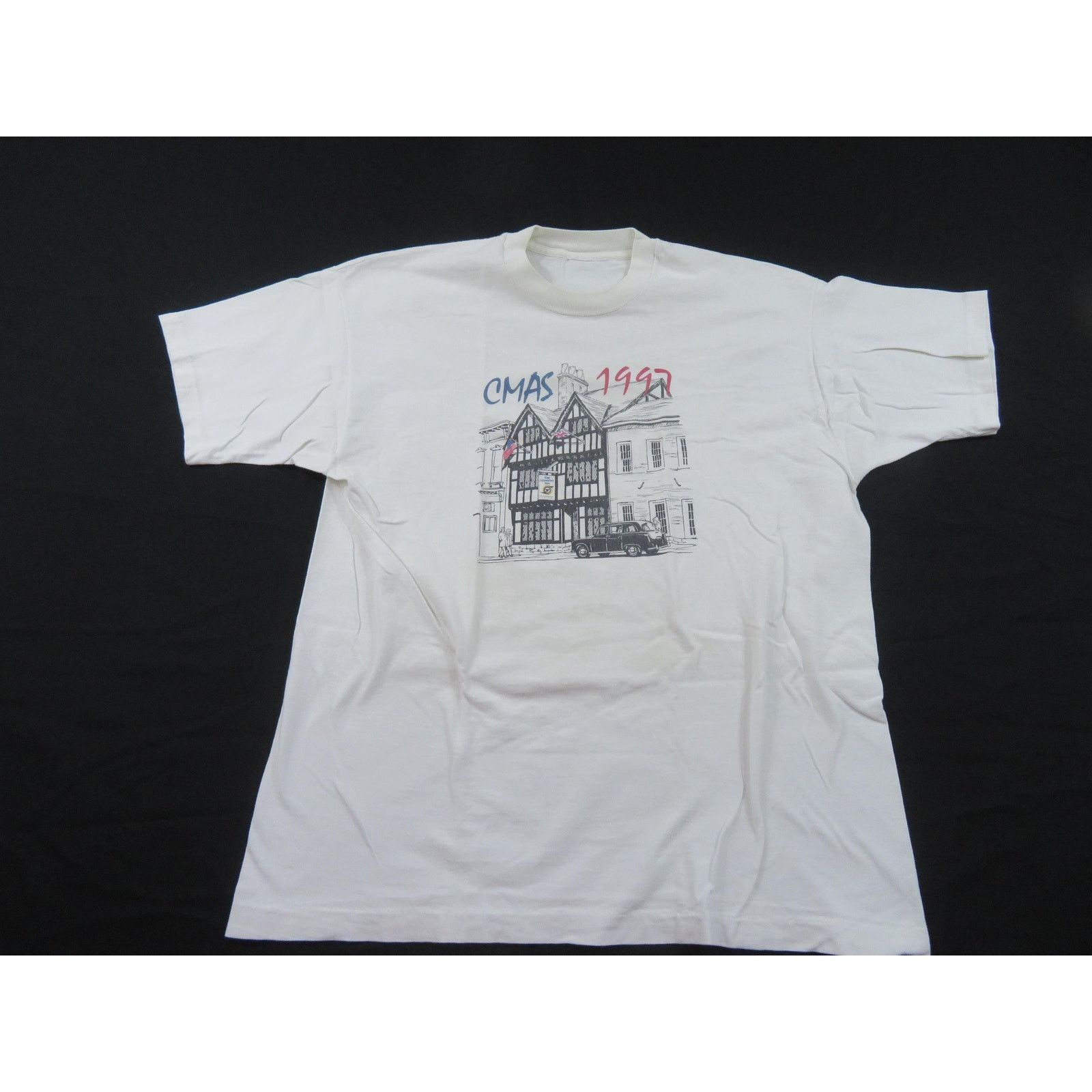 Other CMAS 1997 The Conventry Inn Manor White Black T-shirt Sz L Size US L / EU 52-54 / 3 - 1 Thumbnail