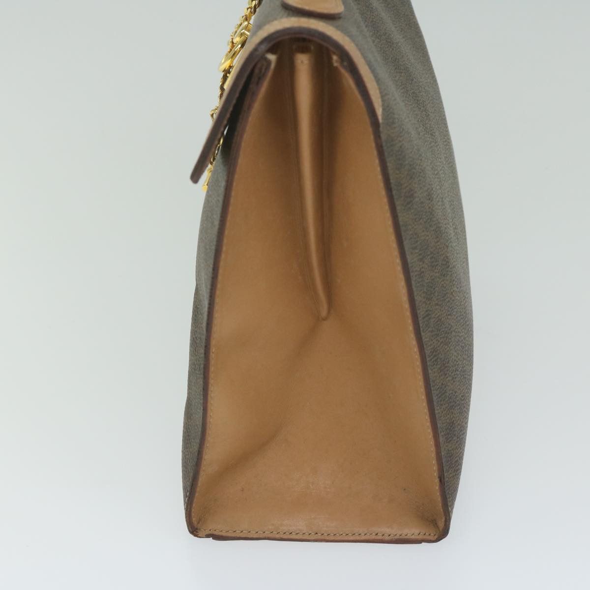 Celine CELINE Macadam Canvas Hand Bag Pvc Leather Brown Size ONE SIZE - 4 Thumbnail