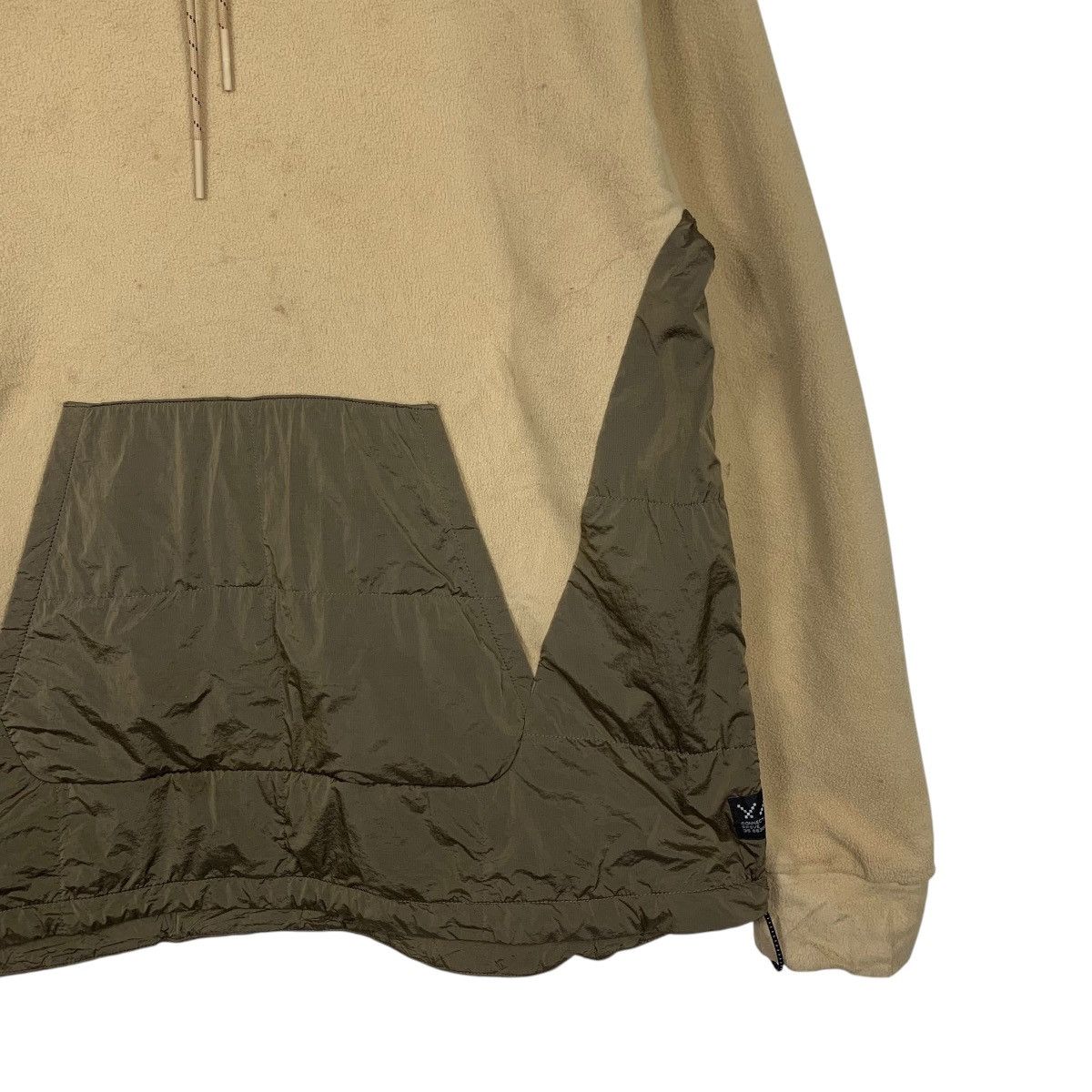 Adidas ADIDAS Small Logo Hybrid Fleece Pullover Hoodies #1616-C72 Size US L / EU 52-54 / 3 - 6 Thumbnail
