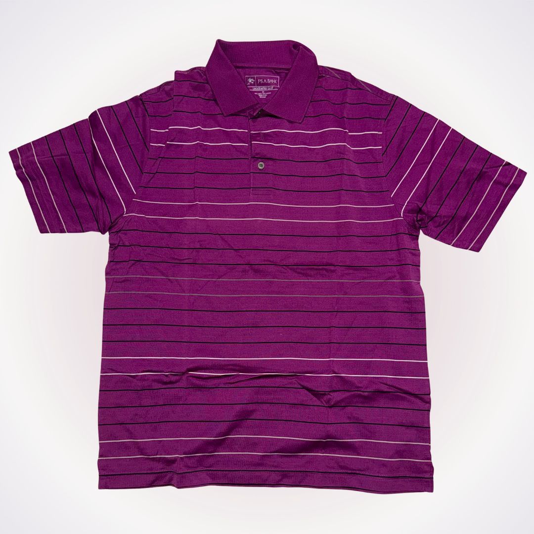 Jos. A. Bank Jos A. Bank Leadbetter Golf Striped Polo | Sz M Size US M / EU 48-50 / 2 - 1 Thumbnail