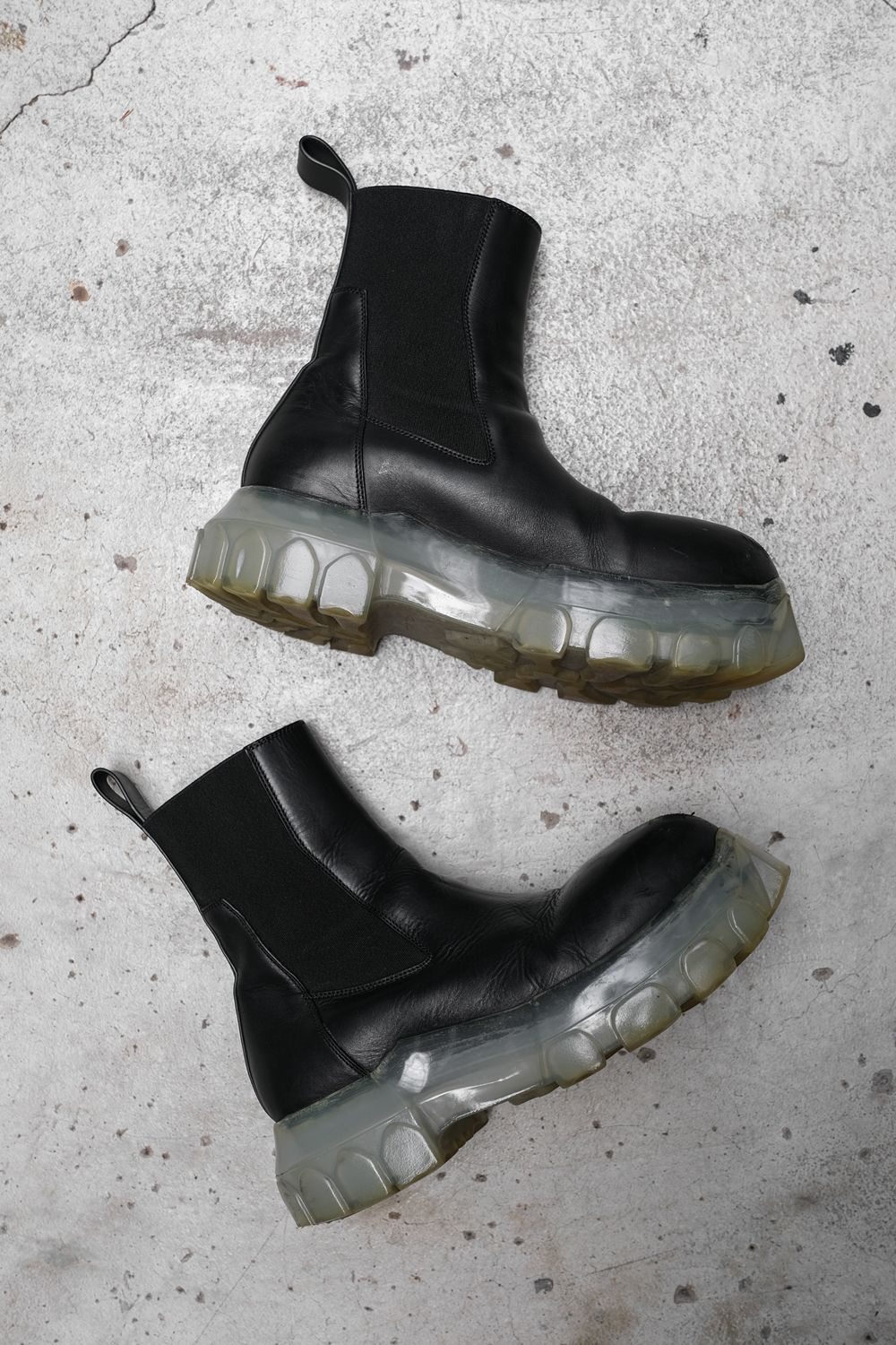 Rick Owens Rick Owens Beatle Bozo Tractor Leather Boots Size US 7 / IT 37 - 2 Thumbnail