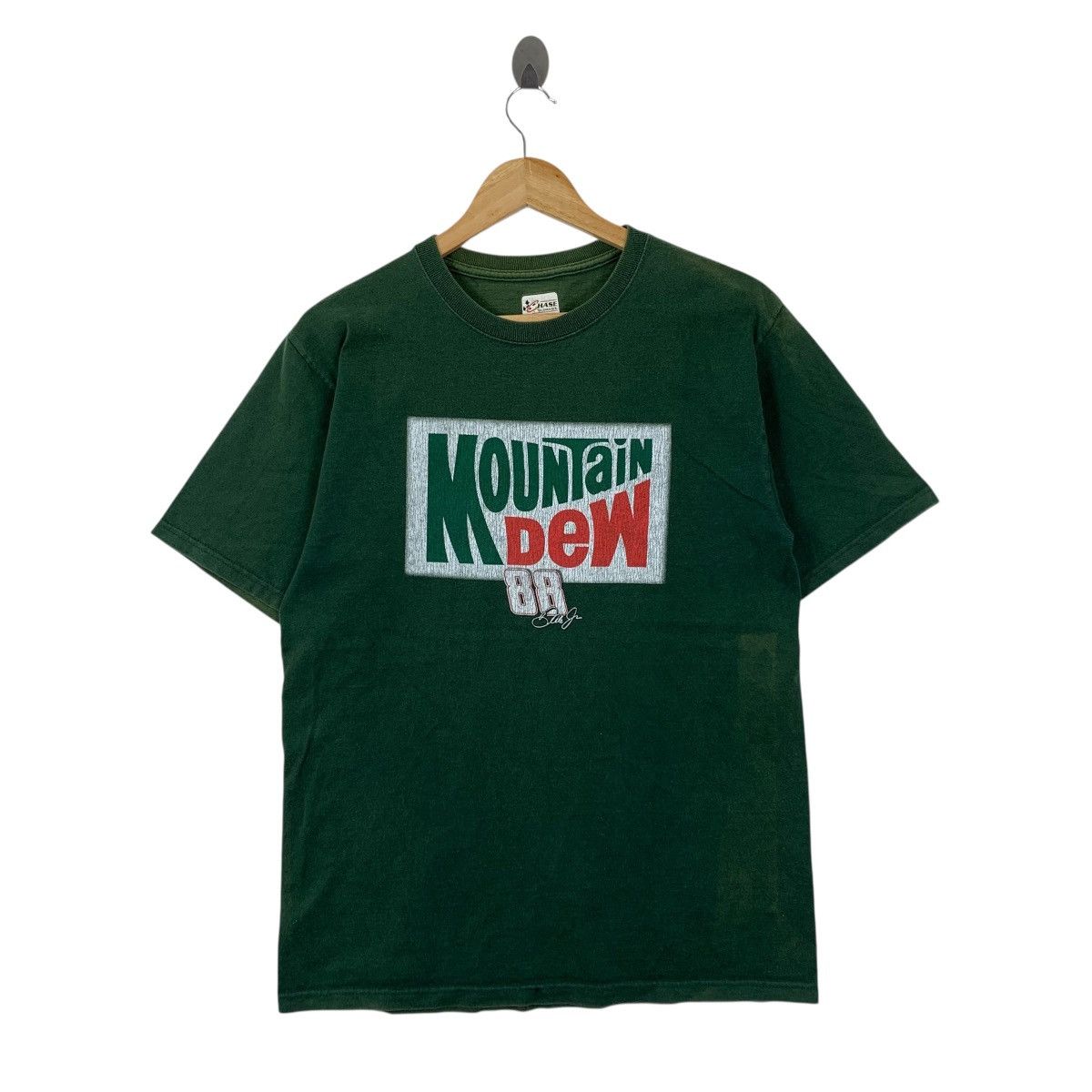 Vintage Vintage DALE EARNHARDT JR Mountain Dew #88 Nascar Shirt Size US M / EU 48-50 / 2 - 1 Thumbnail