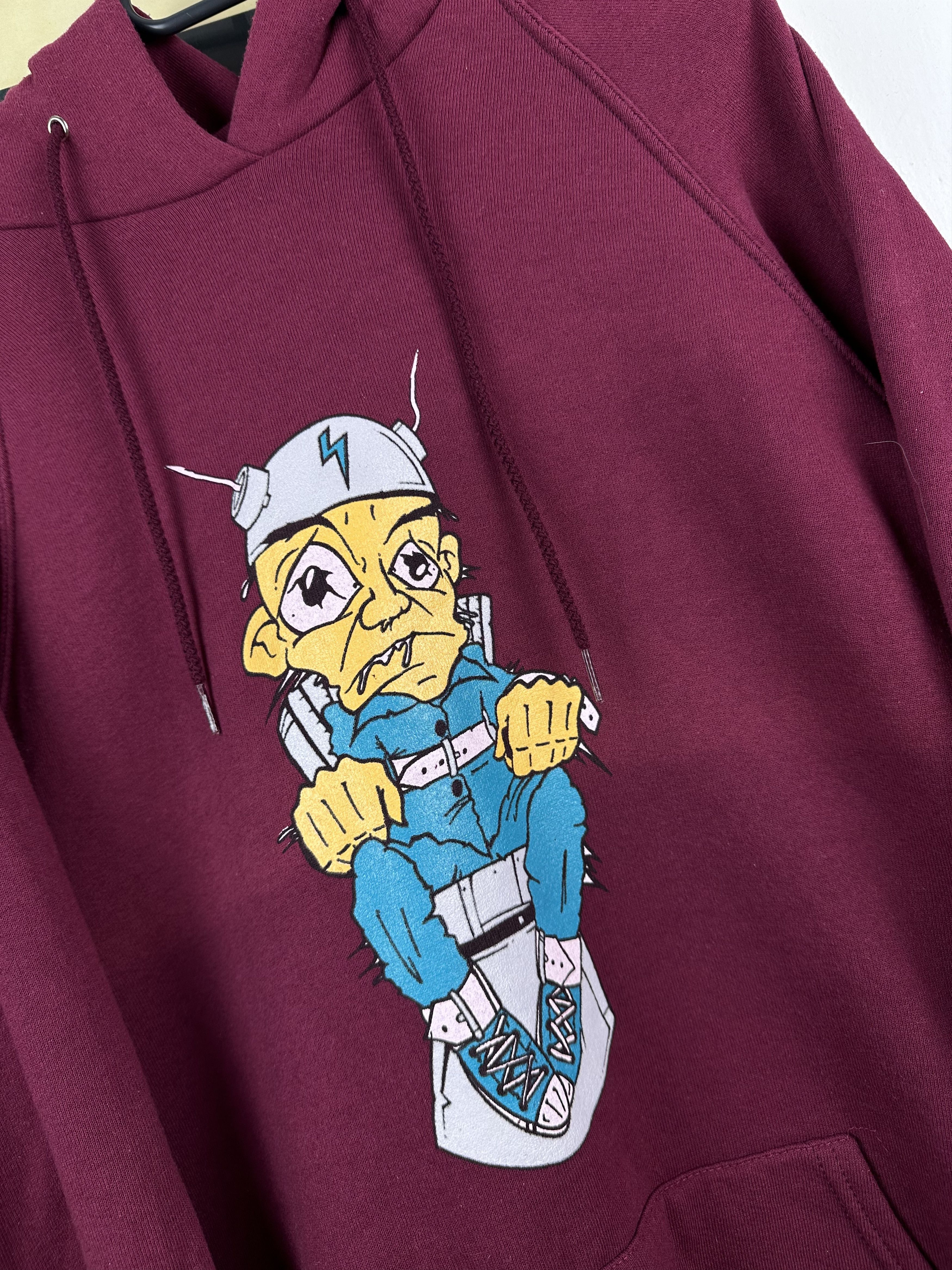 Vintage Vintage Electric Chair Sweatshirt Hoodie Rare Hype Y2K Size US XL / EU 56 / 4 - 3 Thumbnail