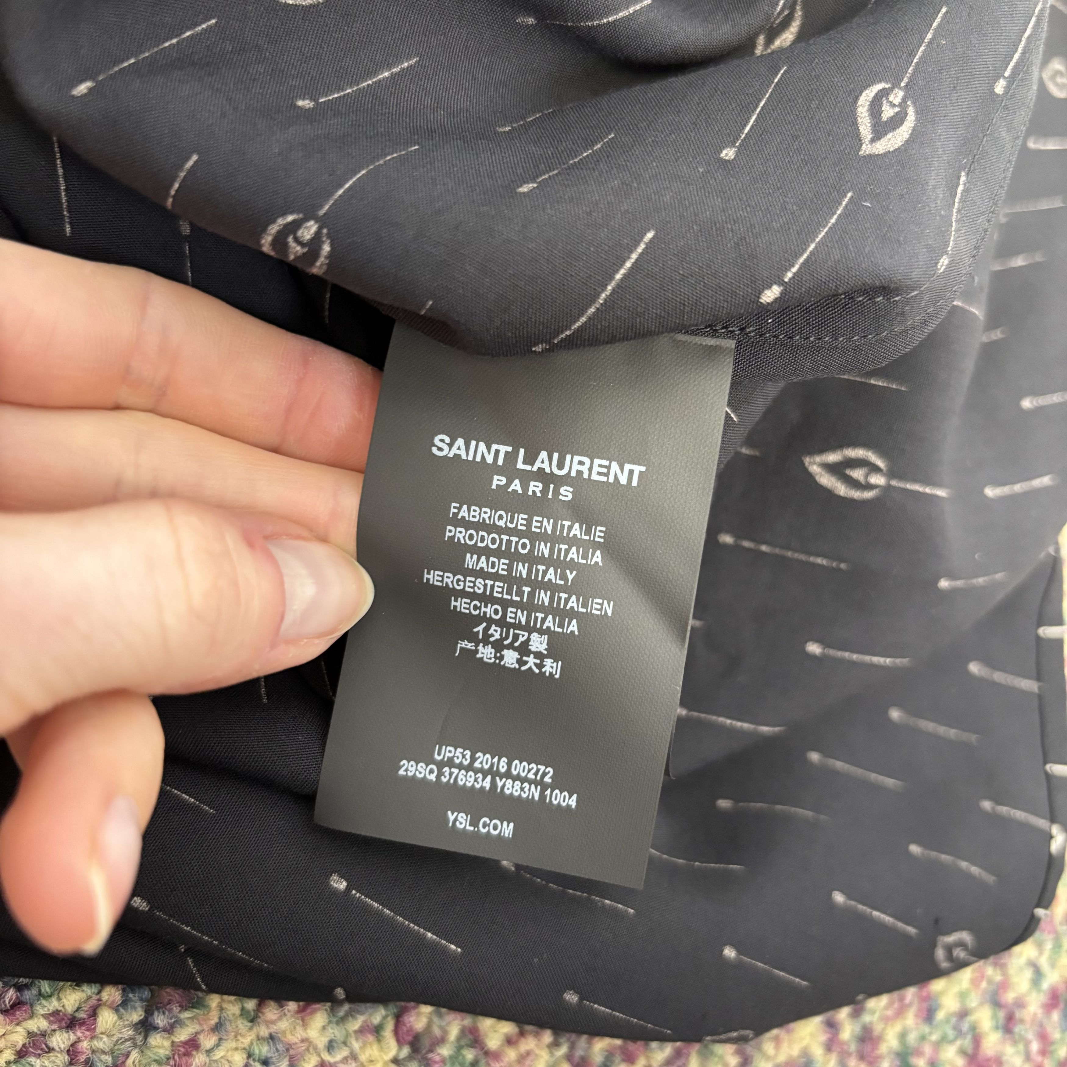 Saint Laurent Paris Saint Laurent Candle Shirt Size US L / EU 52-54 / 3 - 4 Thumbnail