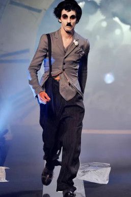 John Galliano John Galliano SS11 Runway Wrinkled Faux Two-Piece Blazer Size 44L - 1 Thumbnail