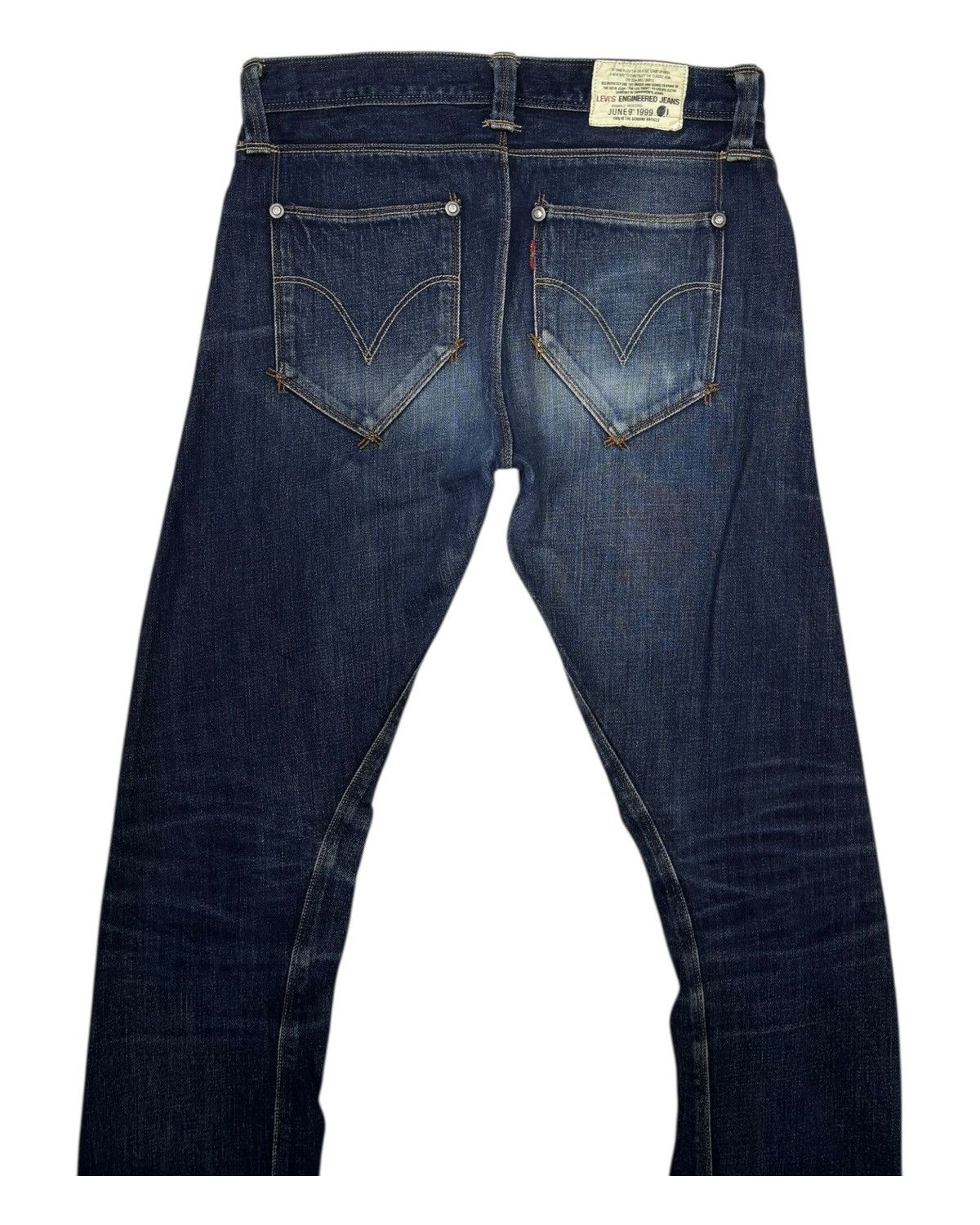 Engineered Garments × Levi's LEVIS ENGINEERED BLUE DISTRESSED DENIM JEANS Size 29" - 6 Thumbnail
