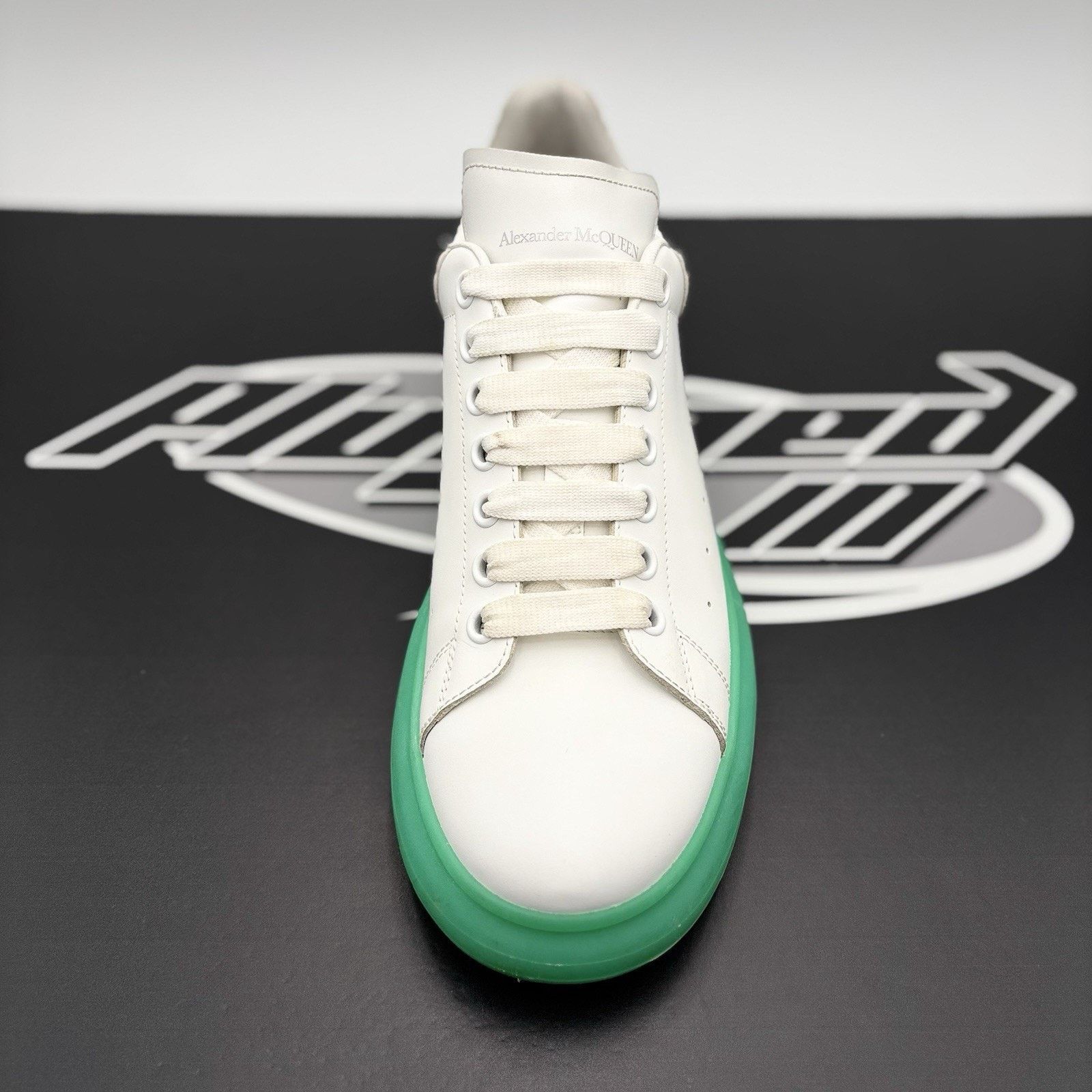 Alexander McQueen Alexander McQueen Oversized ' White Green ' | GREAT COND! Size US 11 / EU 44 - 14 Thumbnail