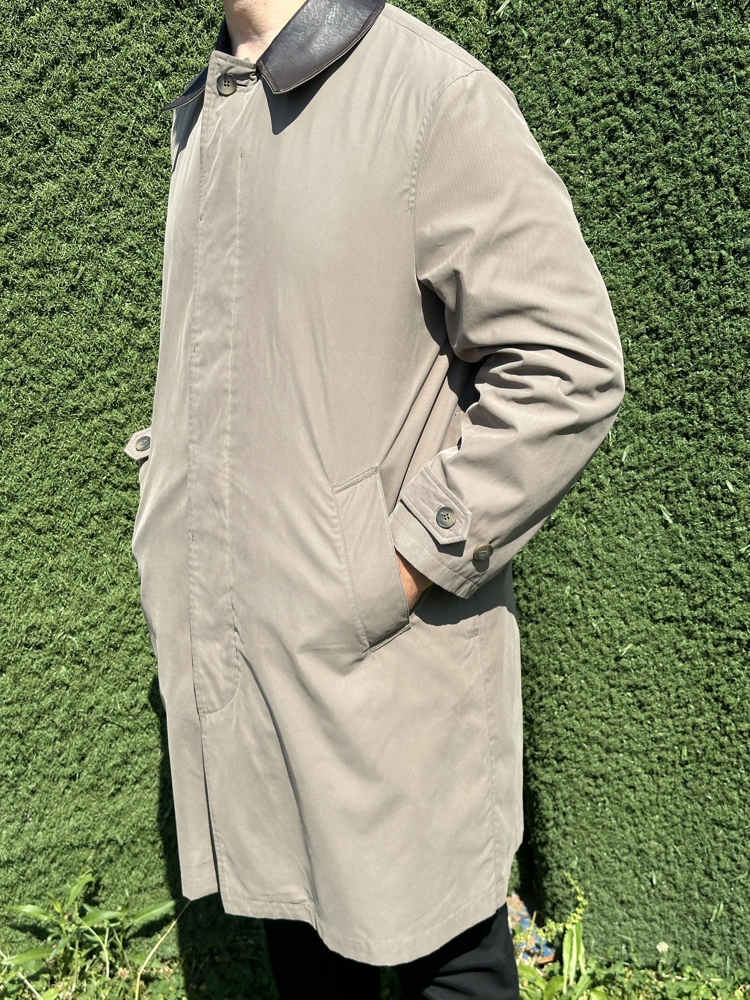 Ermenegildo Zegna Ermenegildo Zegna Prorsum Trench Coat Leather Long Size 48 M Size US M / EU 48-50 / 2 - 8 Thumbnail