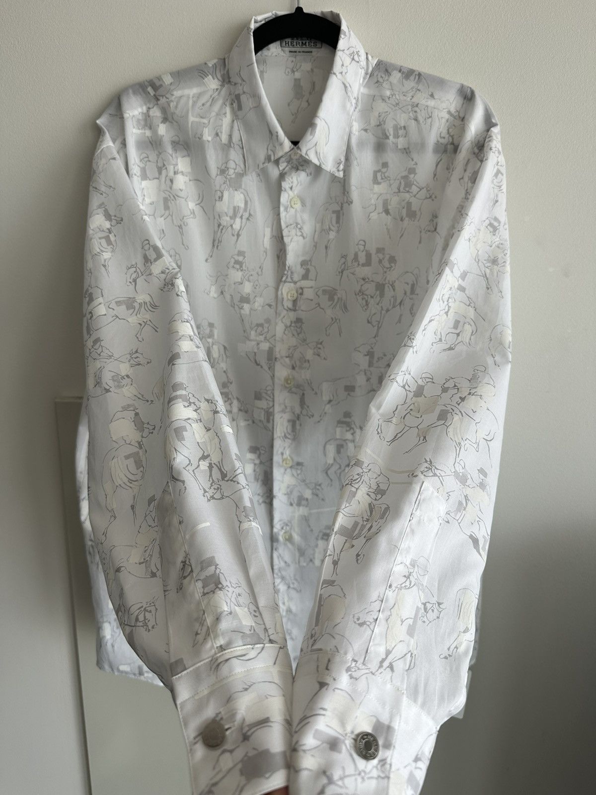Hermes Super Runway Hermes Equestrian Shirt Size US L / EU 52-54 / 3 - 5 Thumbnail