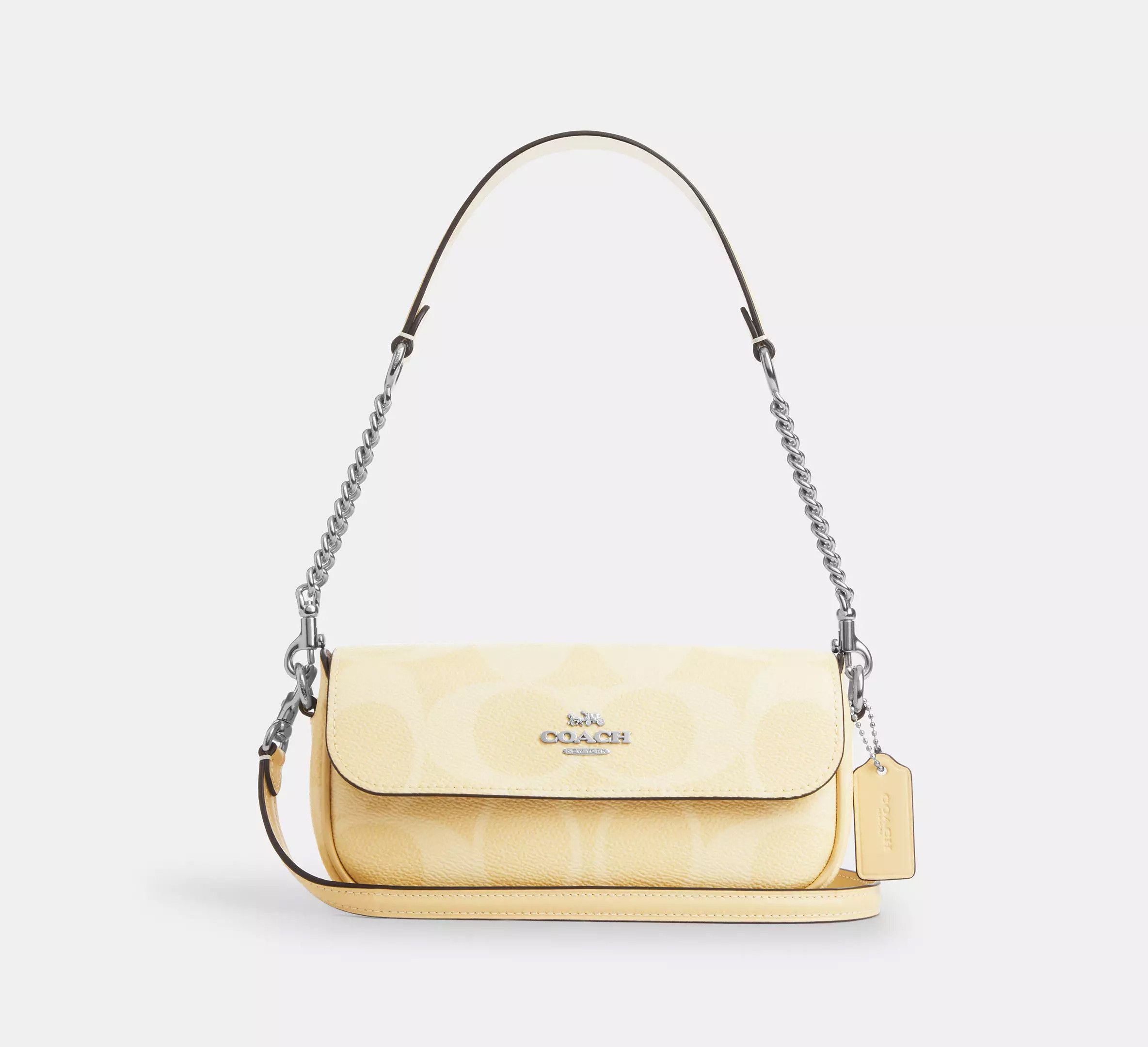 Coach Hailey Flap Bag In Signature Canvas CAN70 Size ONE SIZE - 5 Thumbnail