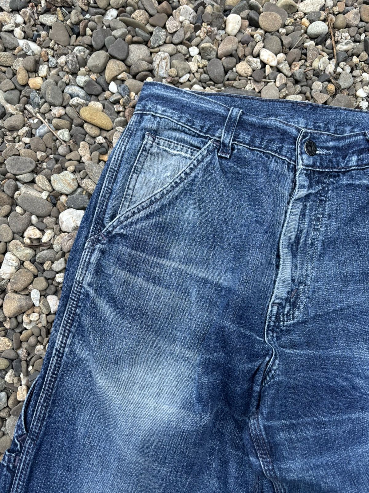 Levi's × Vintage Vintage Levis All Duty 1999 Carpenter Denim Pants Size US 30 / EU 46 - 4 Thumbnail