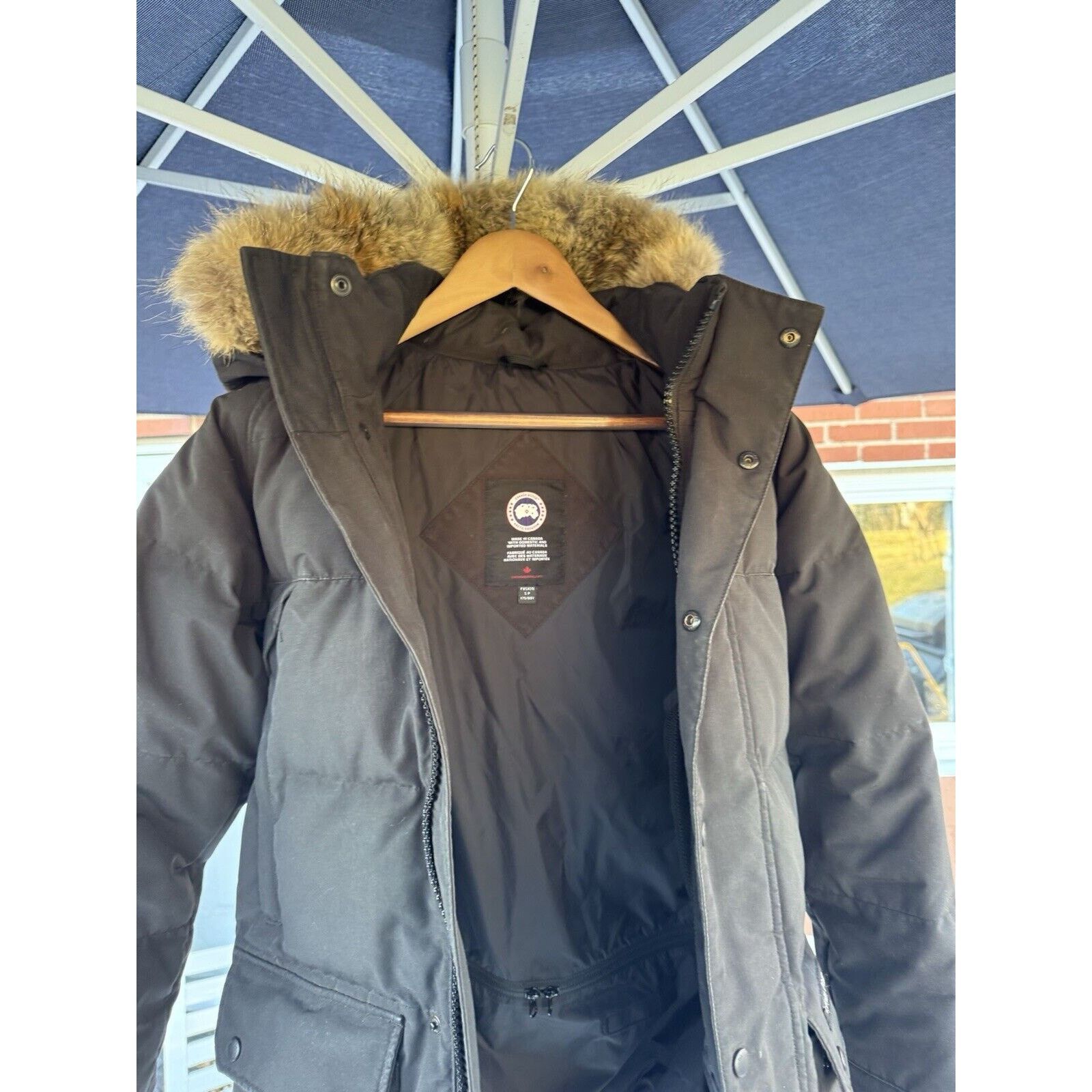 Canada Goose Canada Goose Emory Parka Winter Coat Fur Black Small Fusion Size US S / EU 44-46 / 1 - 6 Thumbnail