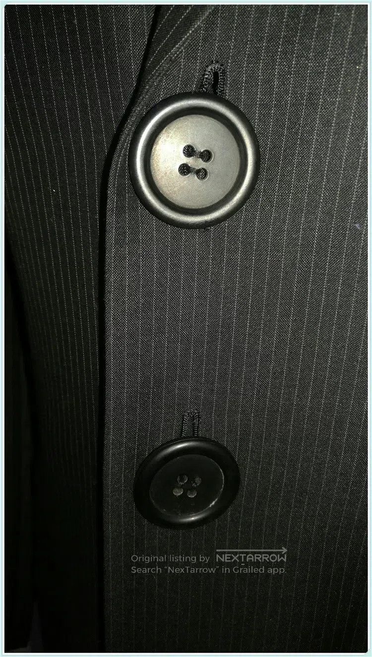 Yohji Yamamoto Yohji Yamamoto Extra-Long Wool Blazer Size S / US 4 / IT 40 - 5 Thumbnail