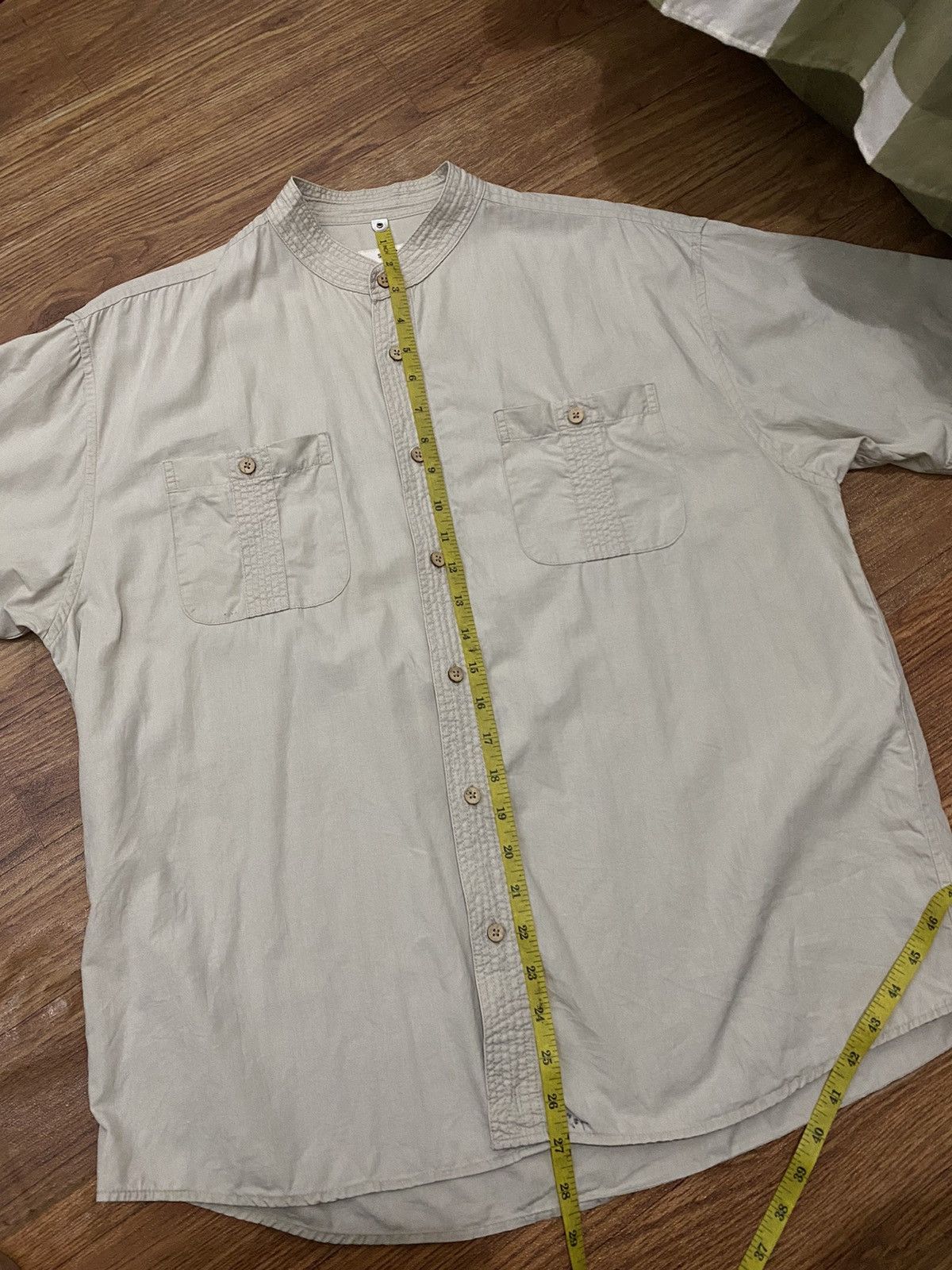 Japanese Brand × Yohji Yamamoto Y’sacsny ‘Yohji Yamamoto’ collar shanghai shirt Size US L / EU 52-54 / 3 - 8 Thumbnail