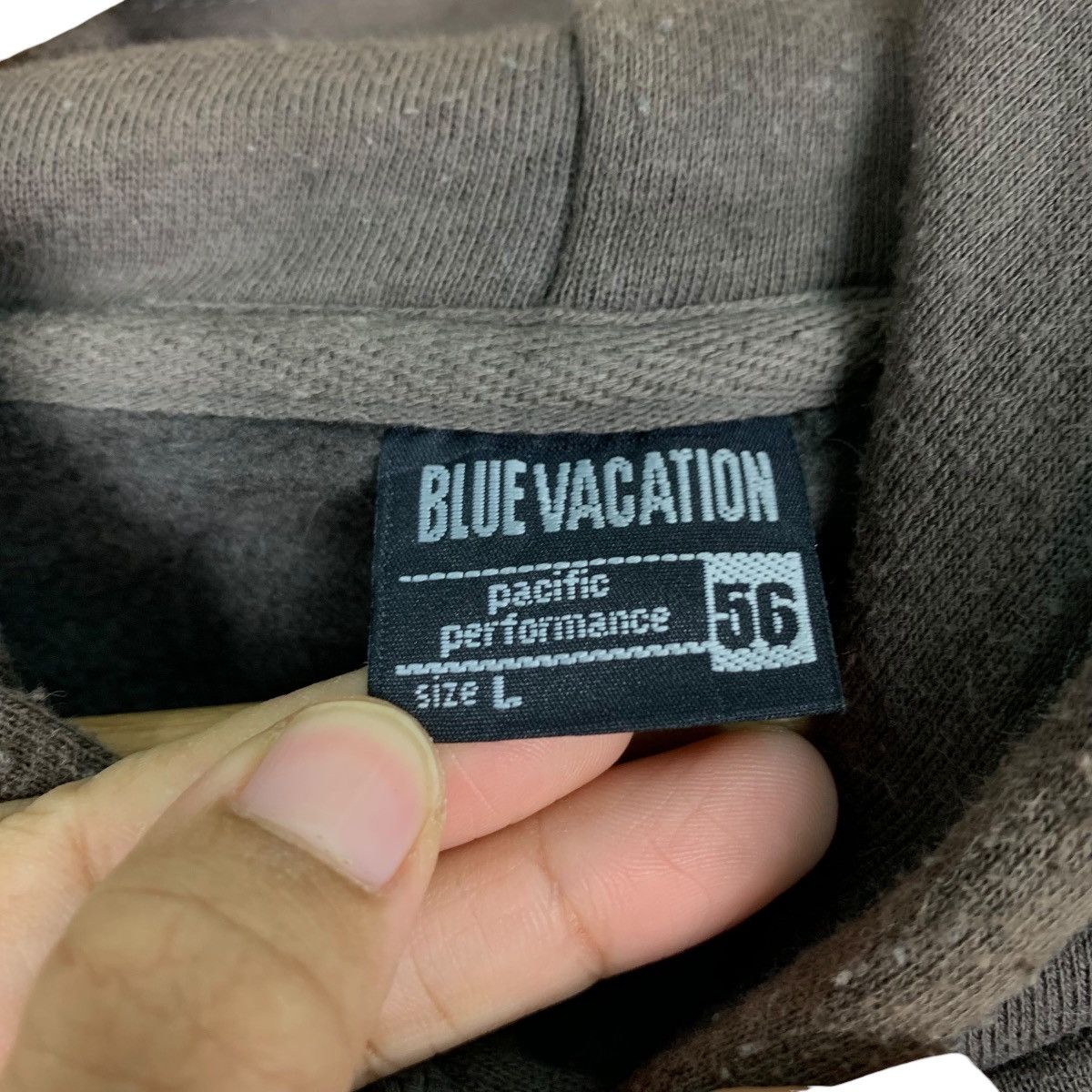 Japanese Brand BLUE VACATION Paint Splatters Pullover Hoodies #0781-C35 Size US L / EU 52-54 / 3 - 9 Thumbnail