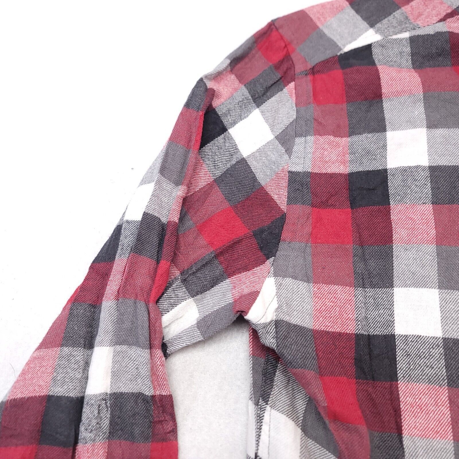 Croft & Barrow Croft & Barrow Gingham Flannel Shirt Mens Size Medium M Red Size US M / EU 48-50 / 2 - 4 Thumbnail