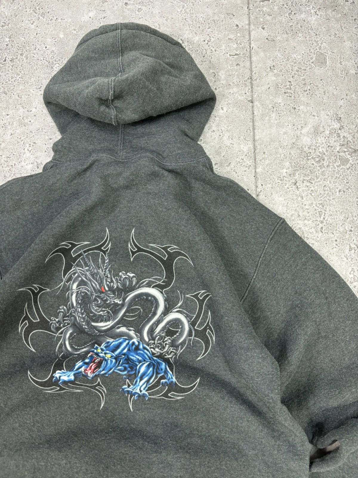 JNCO × Rap Tees × Vintage Vintage 90s USA Top Heavy Cotton Hip Hop Hoodie Baggy Size US M / EU 48-50 / 2 - 4 Thumbnail