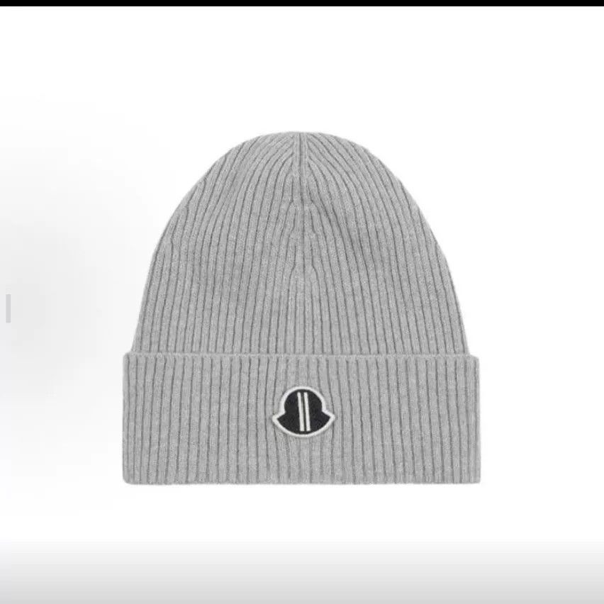 Moncler Genius moncler genius knit beanie in black and gray Size ONE SIZE - 3 Thumbnail