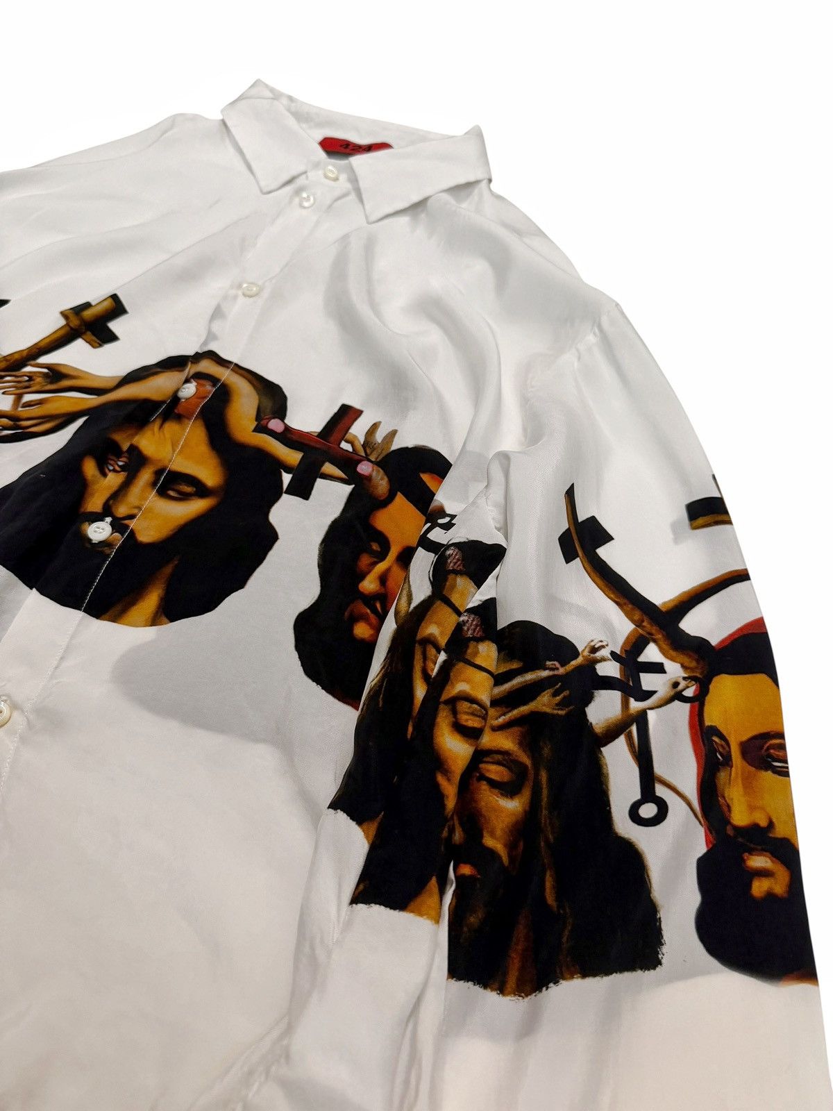 Other 1/1 Portrait of Jesus Christ Silky Shirt Size US XL / EU 56 / 4 - 3 Thumbnail