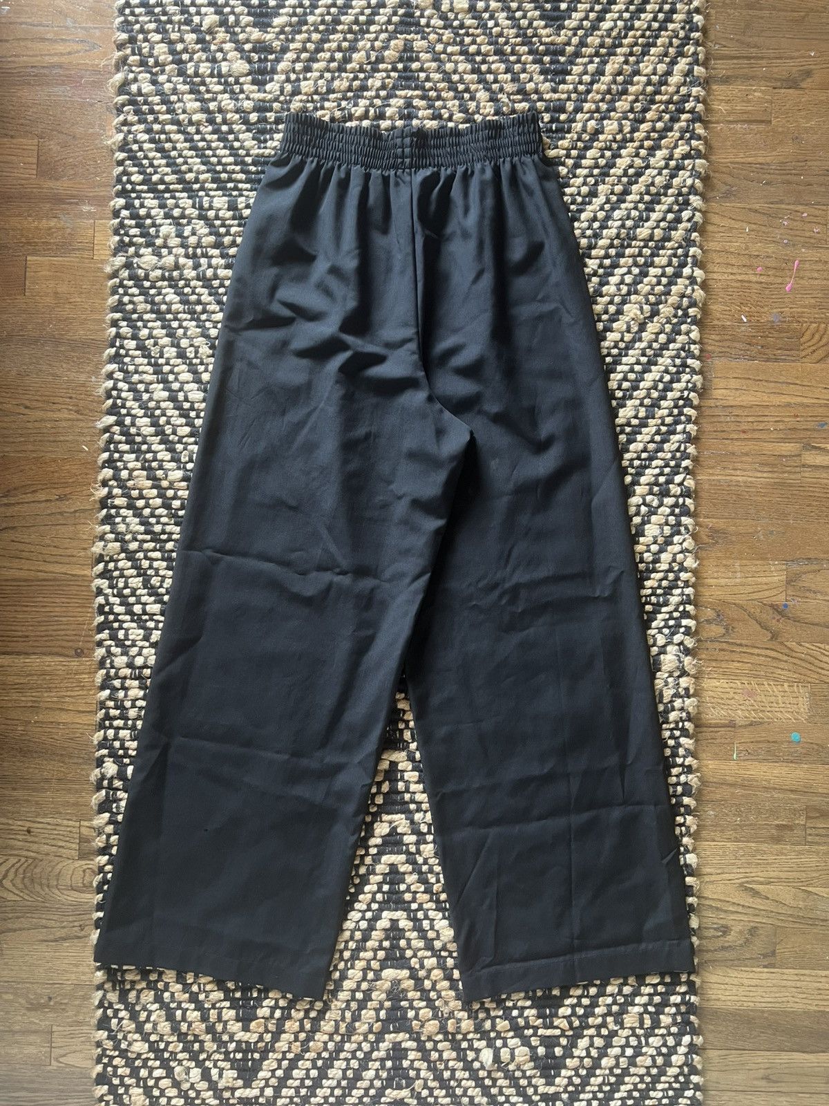 Raf Simons Raf Simons Blue Tag Wool Wide Leg Sweatpants Size US 34 / EU 50 - 2 Thumbnail
