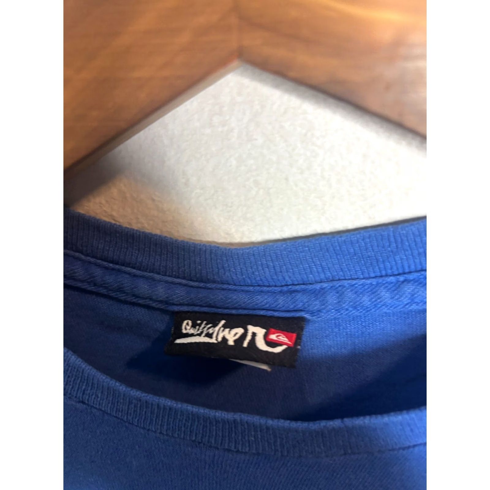 Quiksilver VINTAGE Quiksilver Shirt Y2K Mens L Blue Solid Graphic T-Shirt Surf 2000s Size US L / EU 52-54 / 3 - 3 Thumbnail