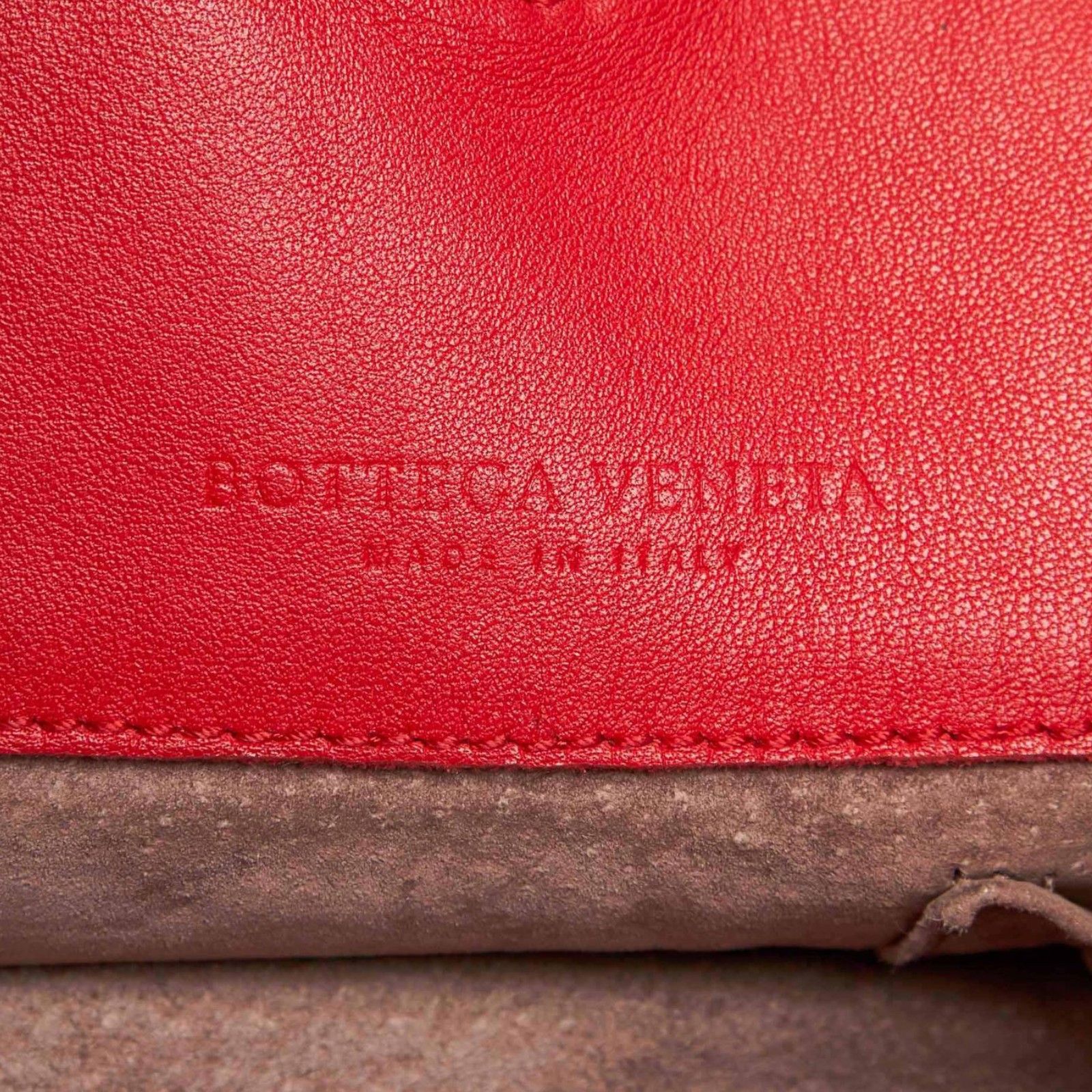 Bottega Veneta Bottega Veneta - Shoulder Bag Campanna Intrecciato Bordeaux Size ONE SIZE - 11 Thumbnail