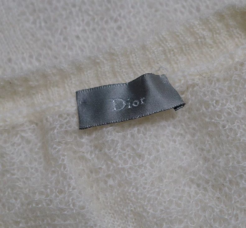 Dior Dior Black and white mohair blended striped geometric swea Size M / US 6-8 / IT 42-44 - 4 Thumbnail