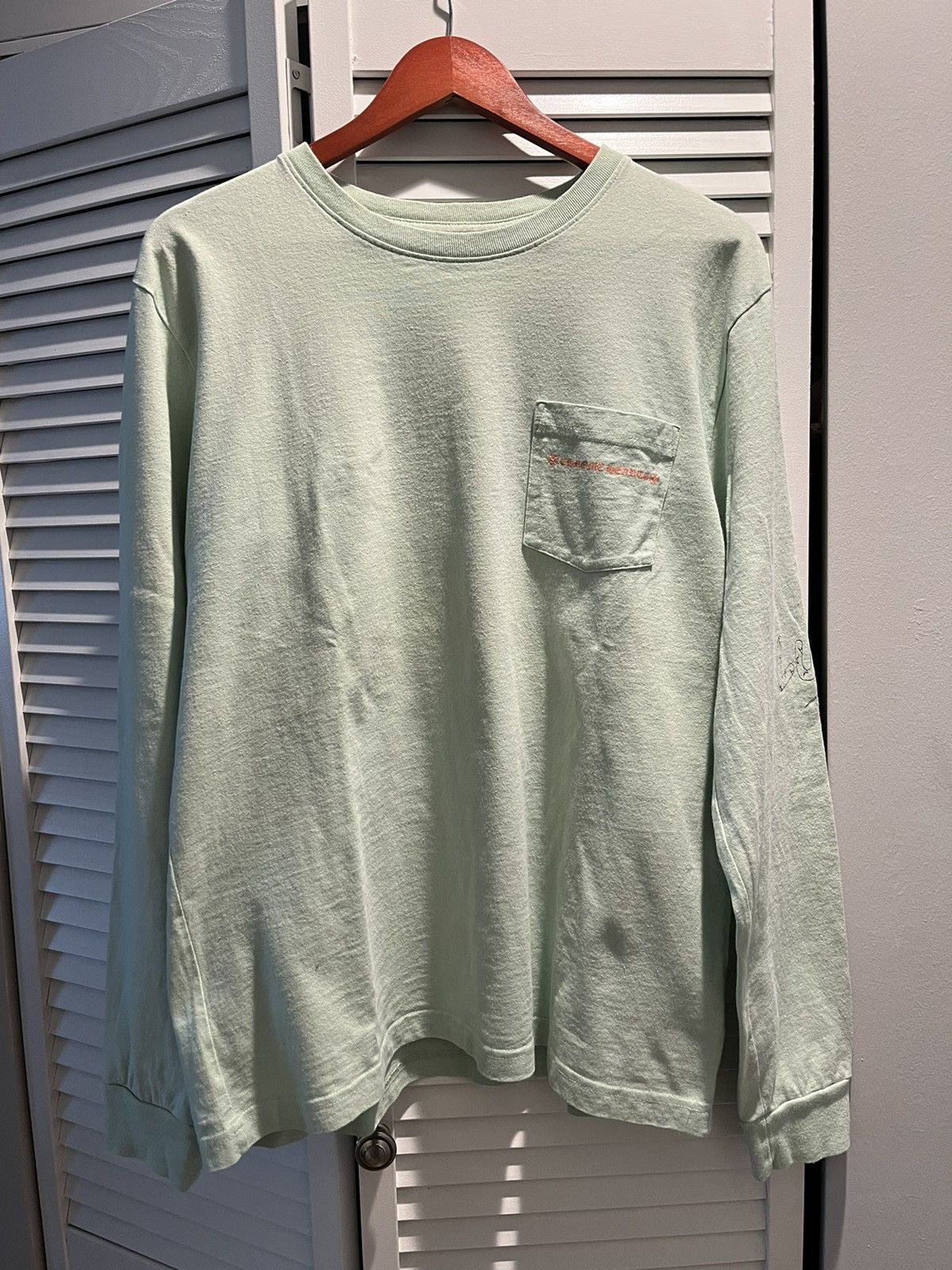 image of Chrome Hearts Matty Boy Long Sleeve in Mint, Men's (Size Large)
