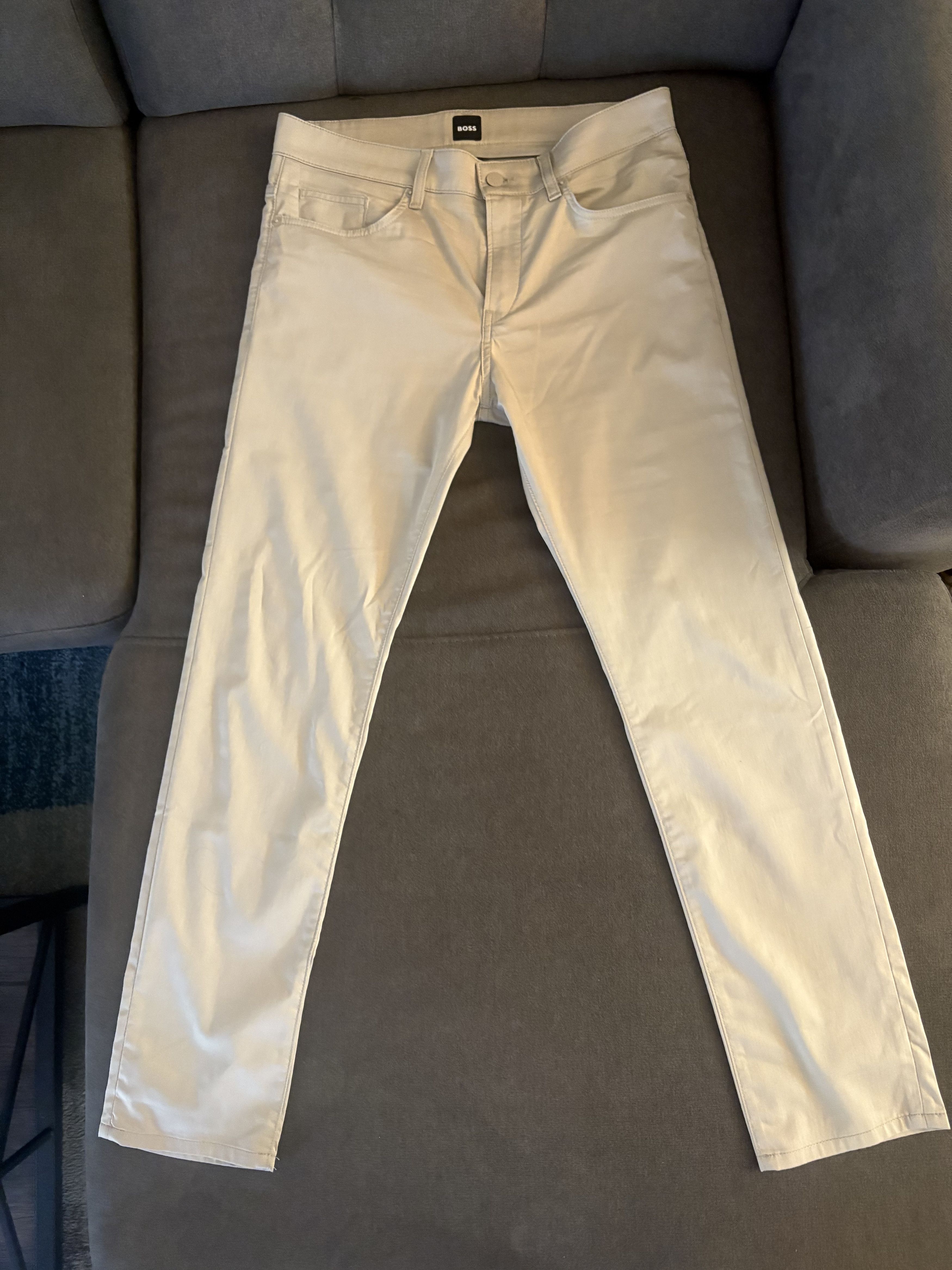 Hugo Boss Hugo Boss Delaware Slim-Fit Trousers in Stretch Satin 32x32 Size US 32 / EU 48 - 1 Thumbnail