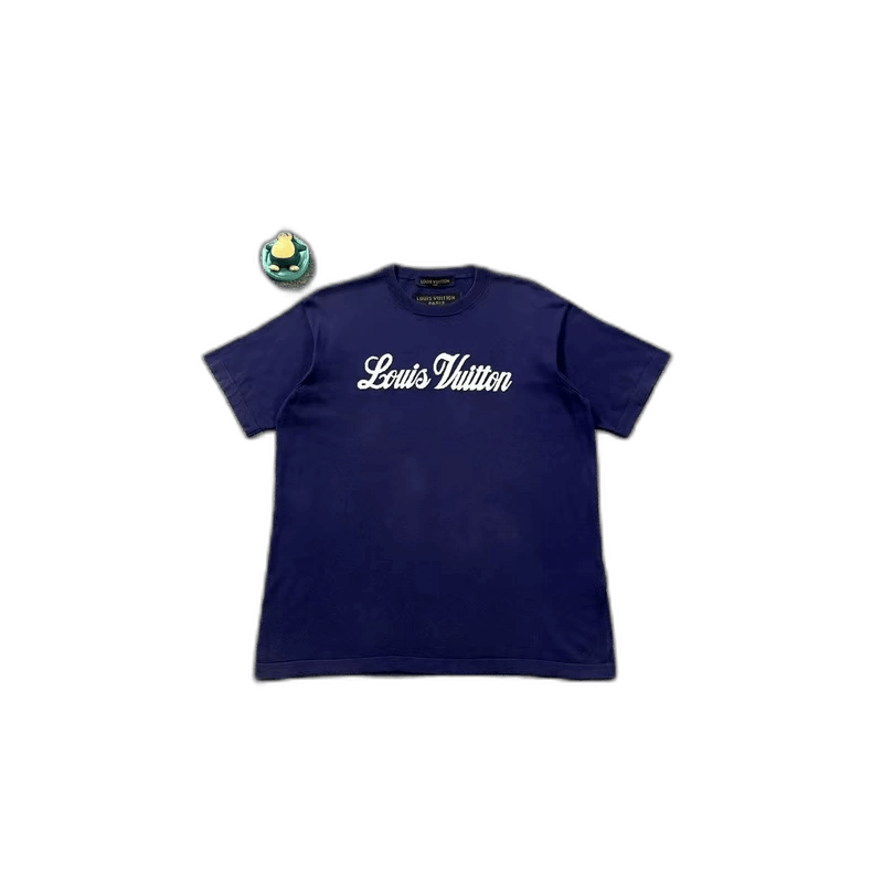 Louis Vuitton Louis Vuitton Blue Short Sleeve T -2505 Size US M / EU 48-50 / 2 - 1 Thumbnail