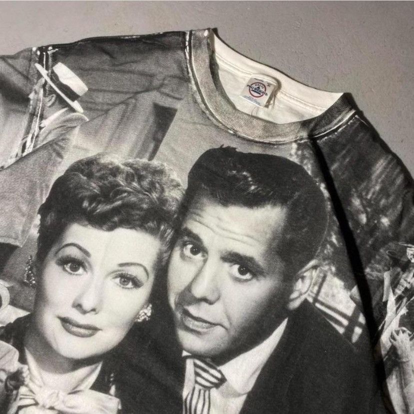Delta × Fruit Of The Loom Vintage 90s I Love Lucy promo AOP Size US XL / EU 56 / 4 - 2 Thumbnail