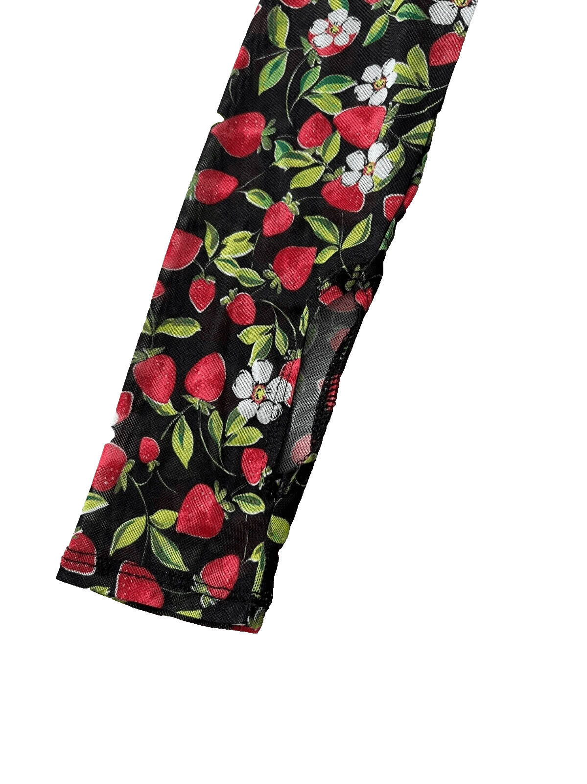 Other AFRM Leona Strawberry Print Ruched Bodycon Dress ( M ) Size M / US 6-8 / IT 42-44 - 5 Thumbnail
