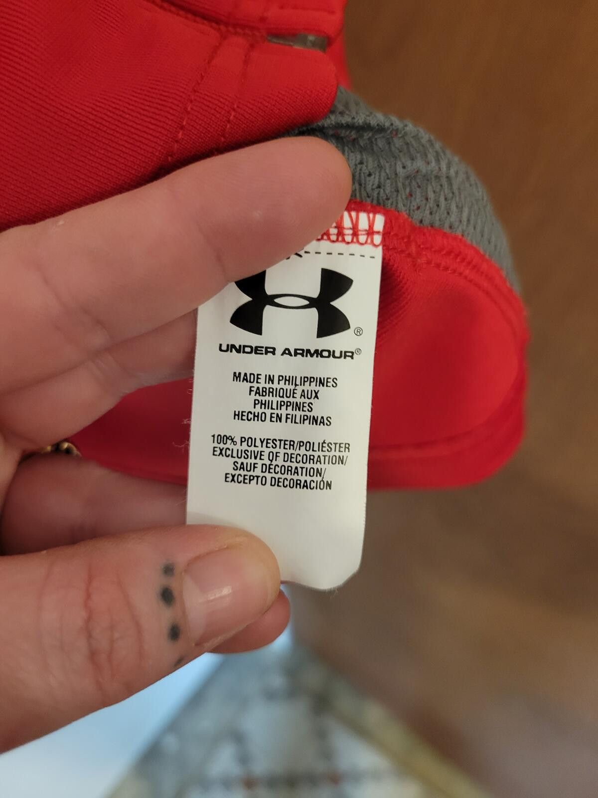 Under Armour Under Armour Men's Loose Fit Red and Gray Full Zip Jacket XL Size US XL / EU 56 / 4 - 4 Thumbnail