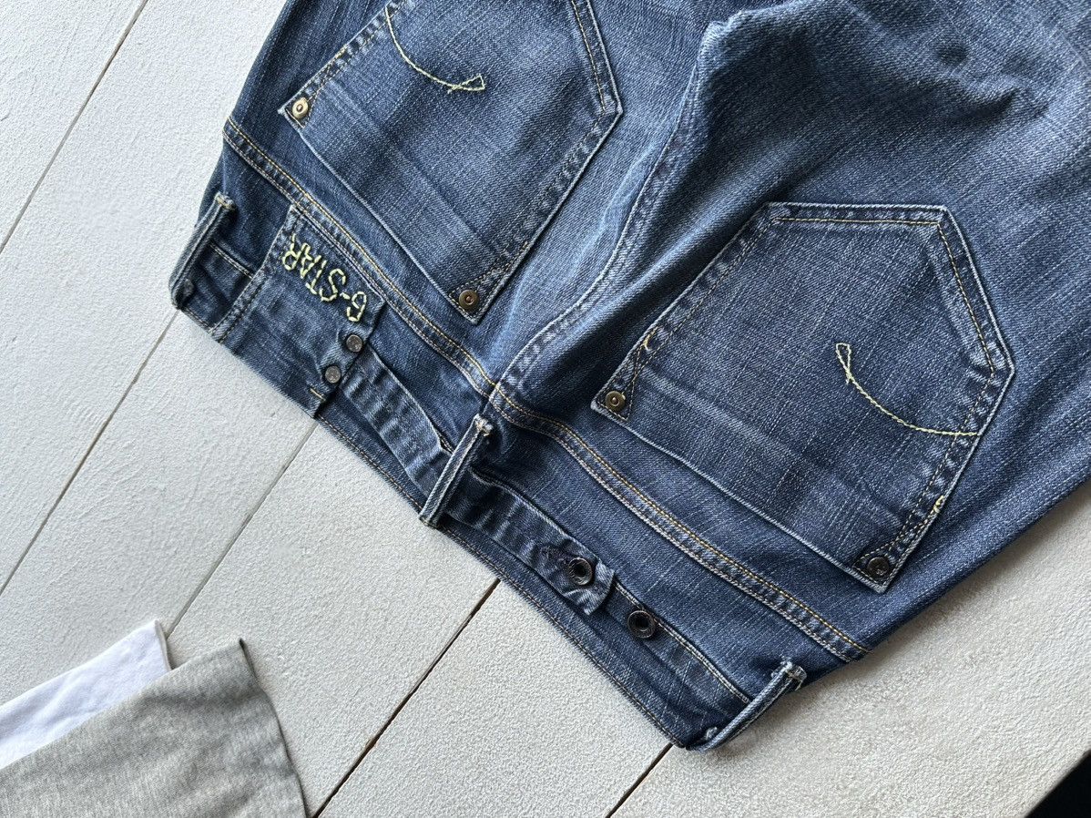 G-Star VNTG🚨G STAR RAW Jeans Low Rise Washed Distressed Denim y2k Size 30" / US 8 / IT 44 - 9 Thumbnail