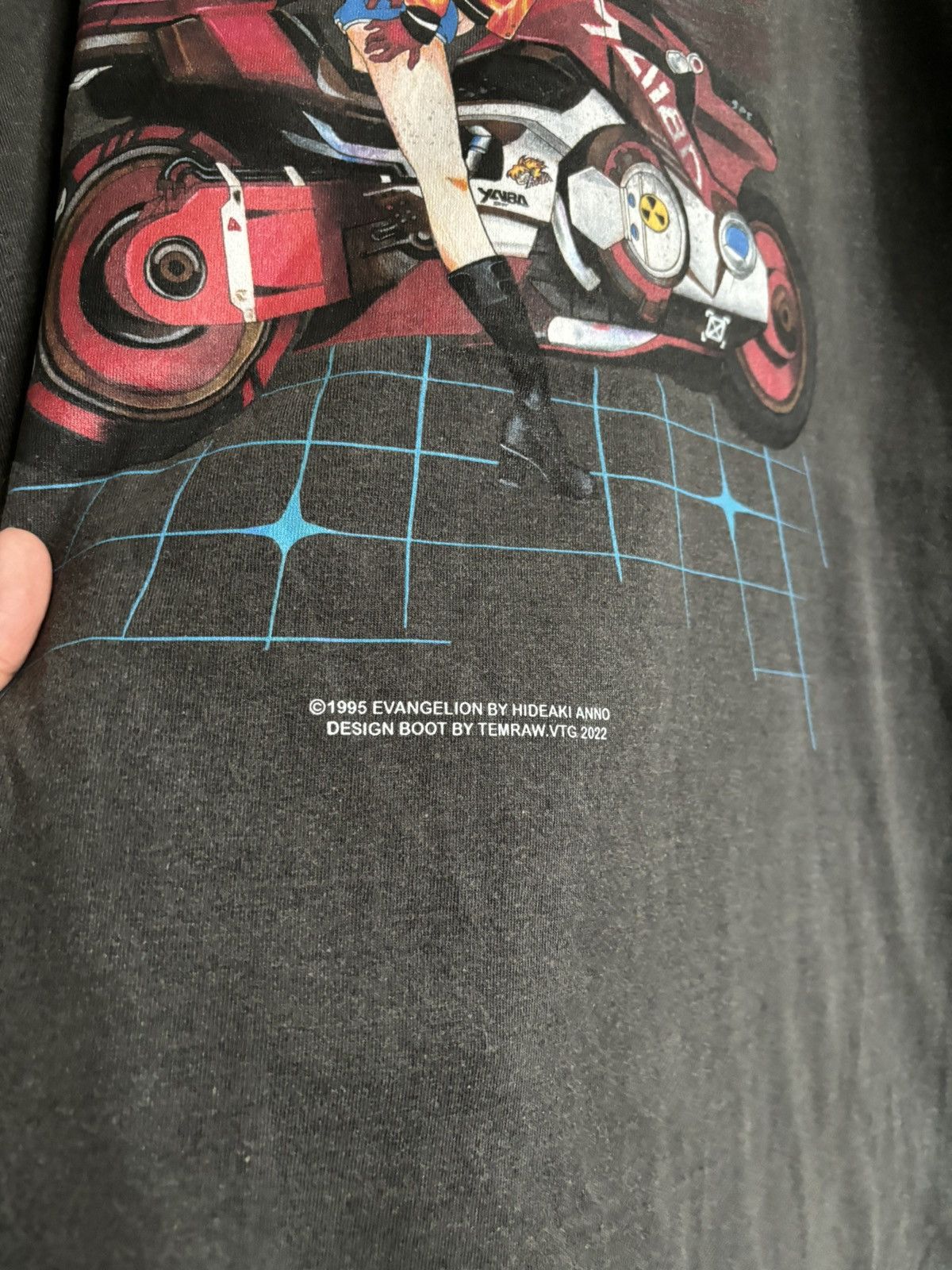 Anime Faded Evangelion Bootleg T Shirt Size US M / EU 48-50 / 2 - 4 Thumbnail