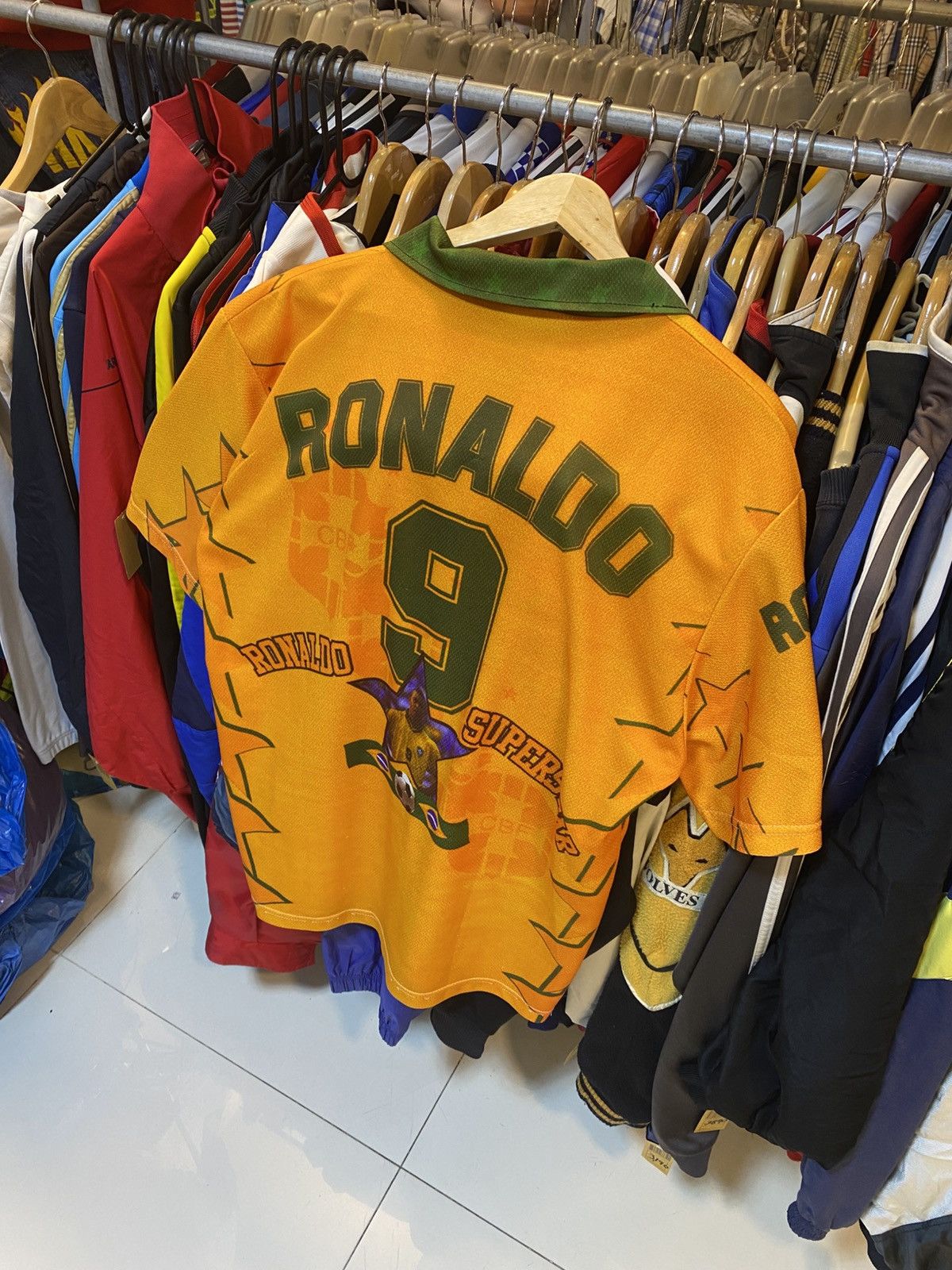 Other Vintage R9 Brazil Jersey Size US L / EU 52-54 / 3 - 3 Thumbnail