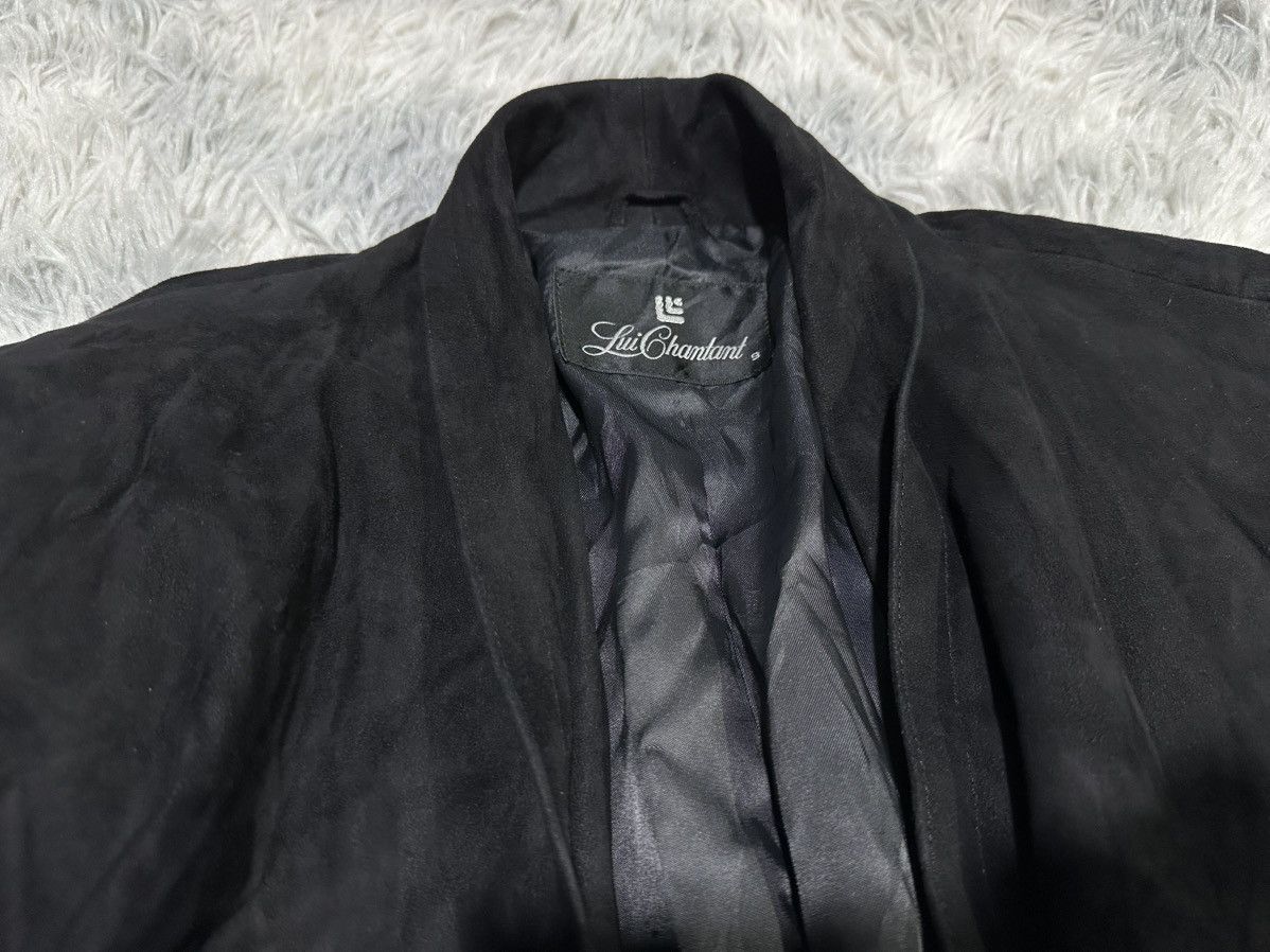 Japanese Brand 🔥Japanese Lui Chantant Sheepskin Suede Coat Shawl Collar Size US XL / EU 56 / 4 - 10 Thumbnail