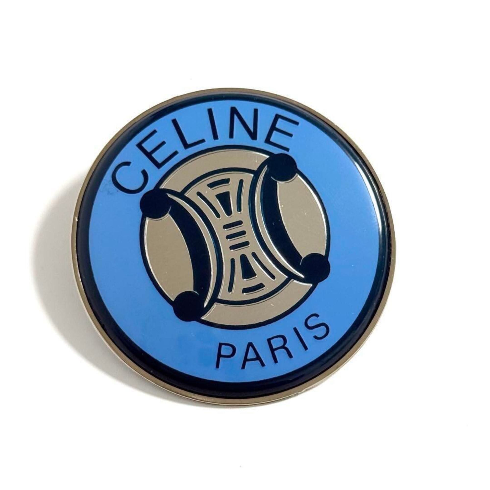 Celine Celine Men's Women's Triomphe Brooch Pin Badge Size ONE SIZE - 1 Thumbnail