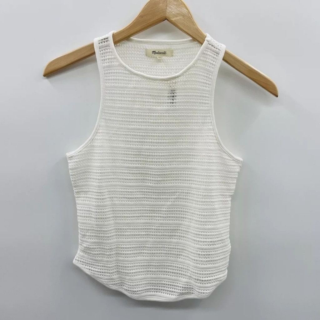 Madewell NWT Madewell Crochet-Knit Cutaway Tank Size XS / US 0-2 / IT 36-38 - 4 Thumbnail