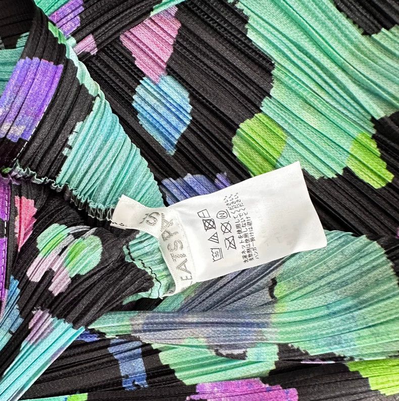 Issey Miyake Issey Miyake Black and green long-sleeved shirts Size XS / US 0-2 / IT 36-38 - 2 Thumbnail